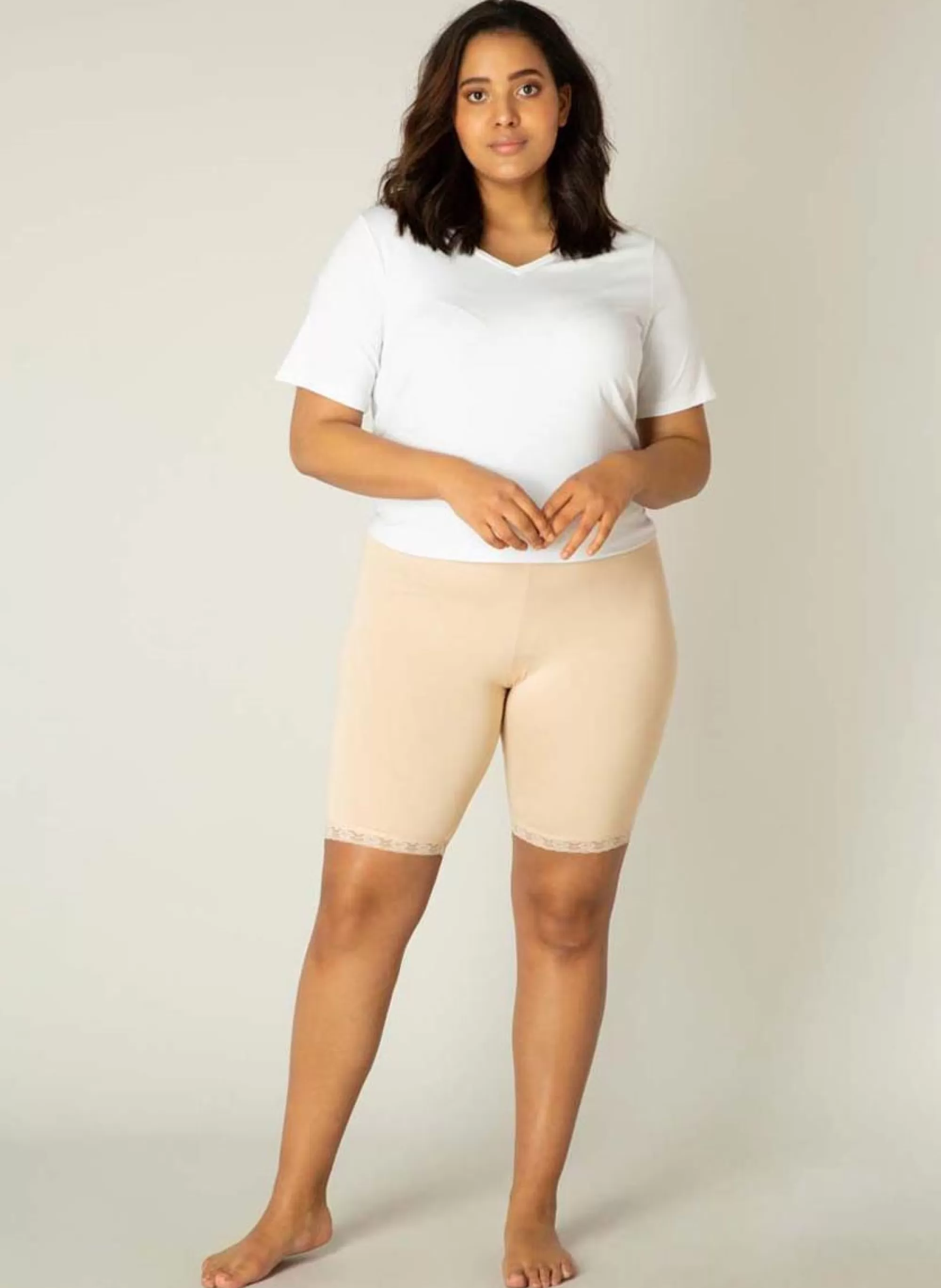 Flash Sale Base Level Curvy Ava Legging Short 010 Nude