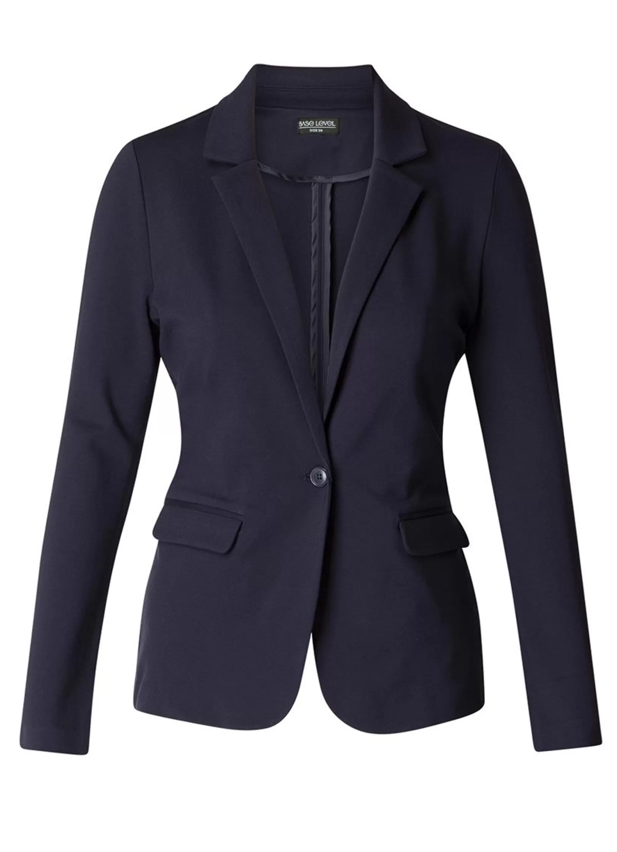 Cheap Base Level Curvy Blazer Aya 016 Dark Blue