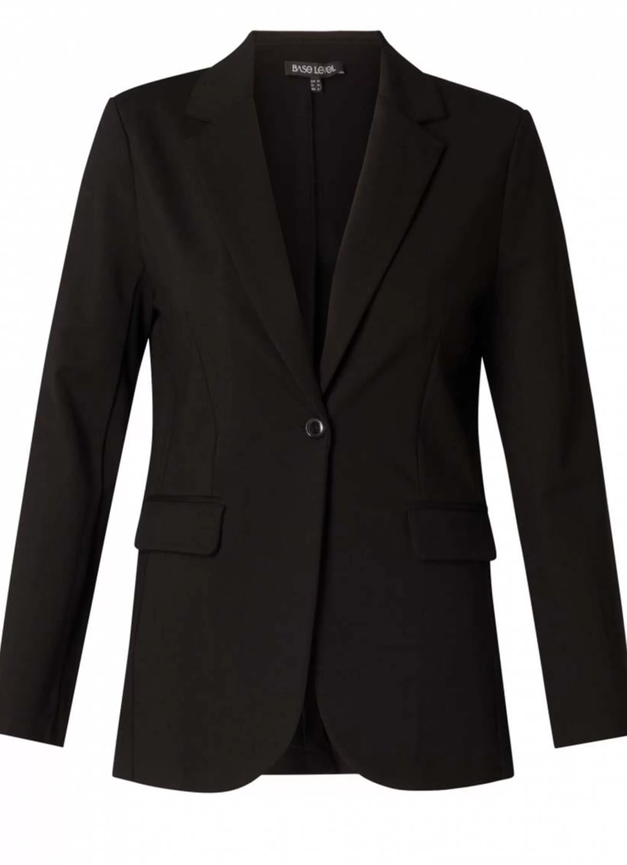 Best Sale Base Level Curvy Blazer Yacey 080 Black