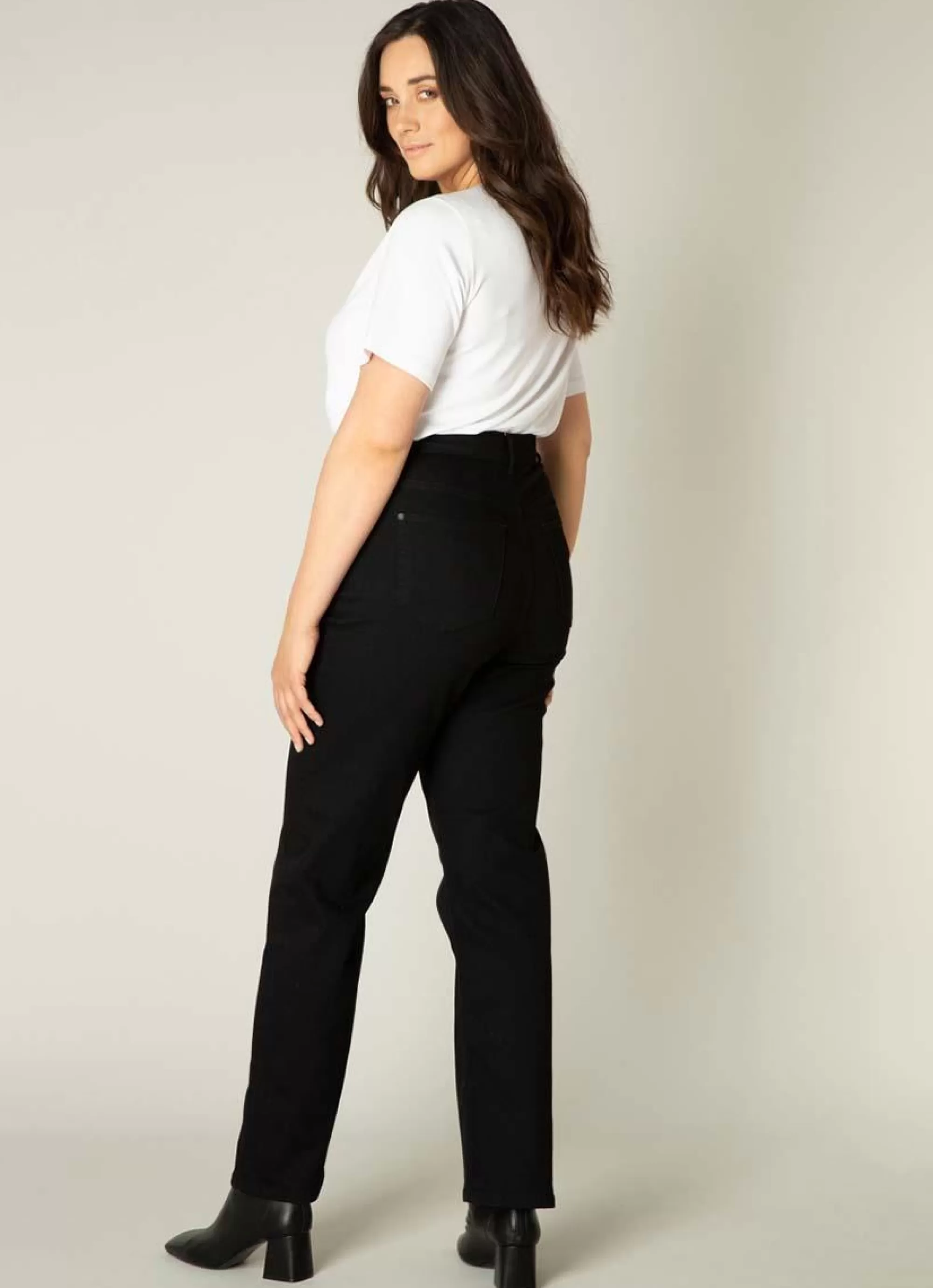 Cheap Base Level Curvy Broek Ayda 039 Black