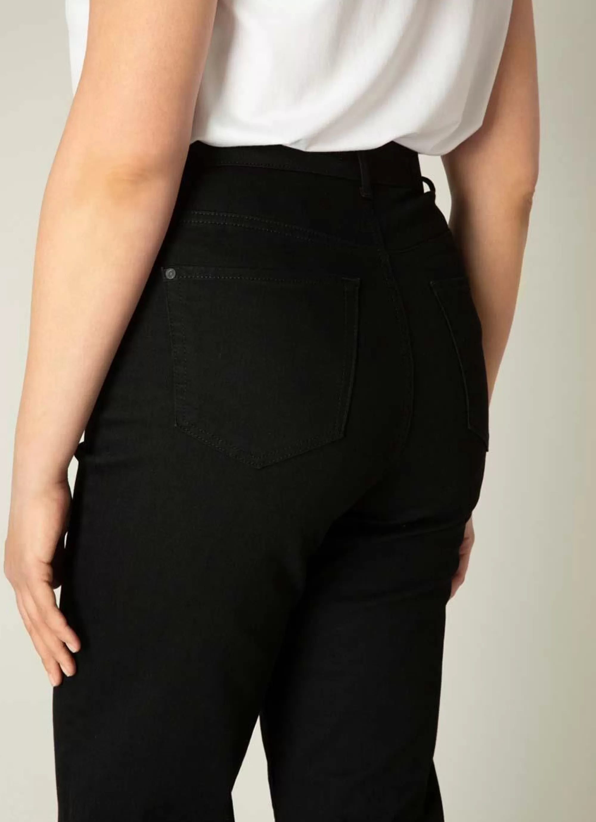 Cheap Base Level Curvy Broek Ayda 039 Black