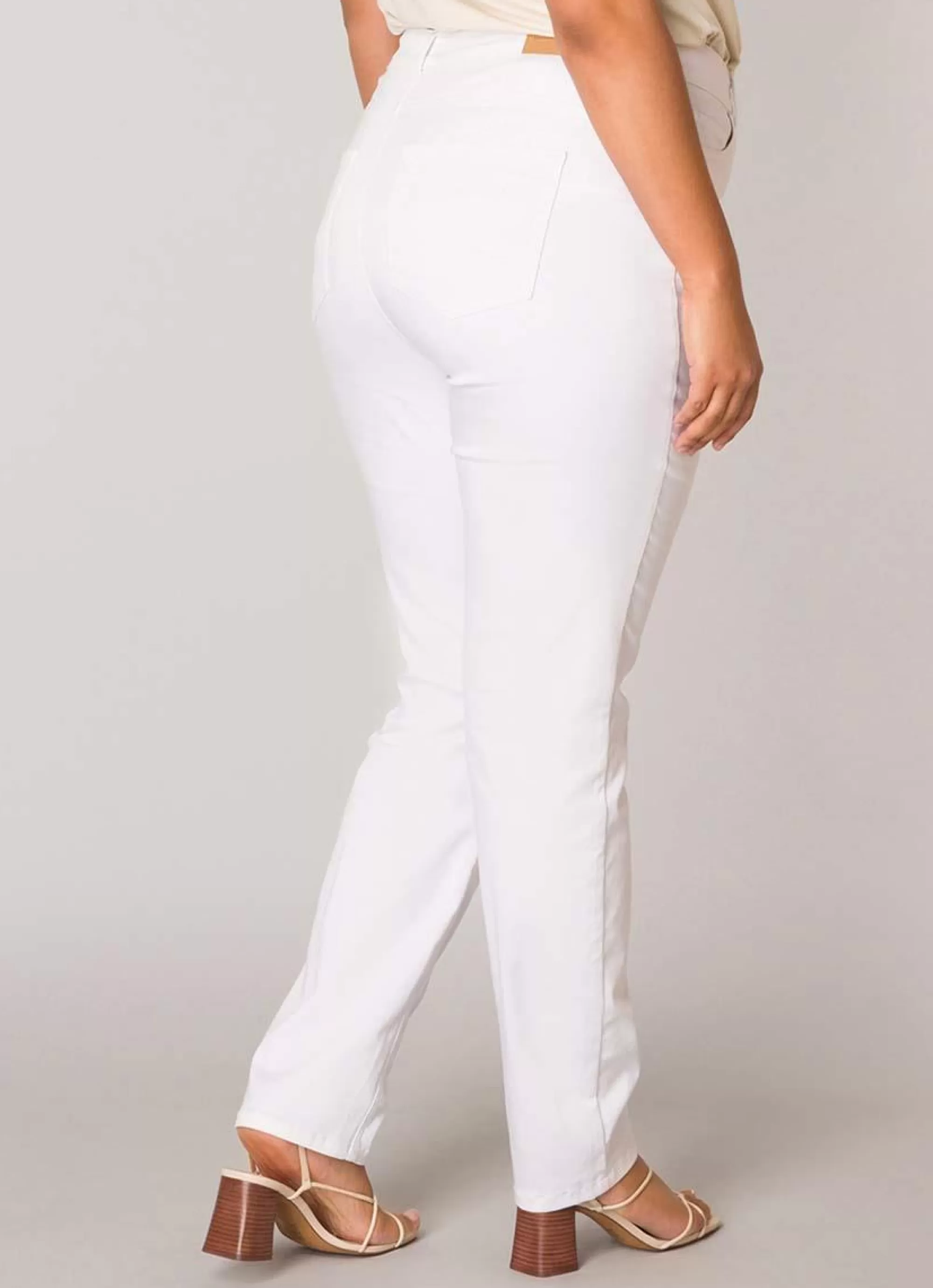 New Base Level Curvy Broek Joya White 040