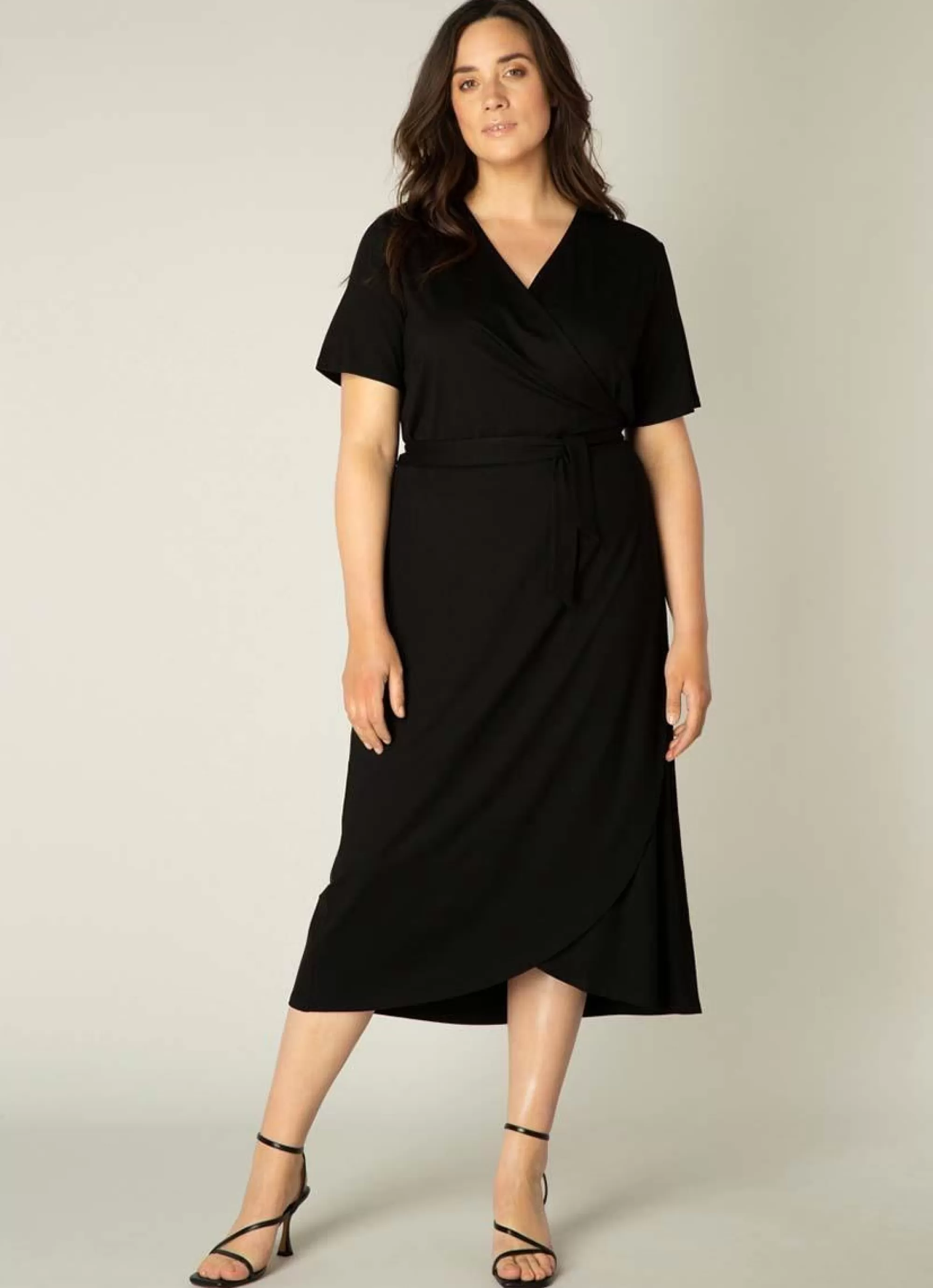 Store Base Level Curvy Jurk Abbie 034 Black