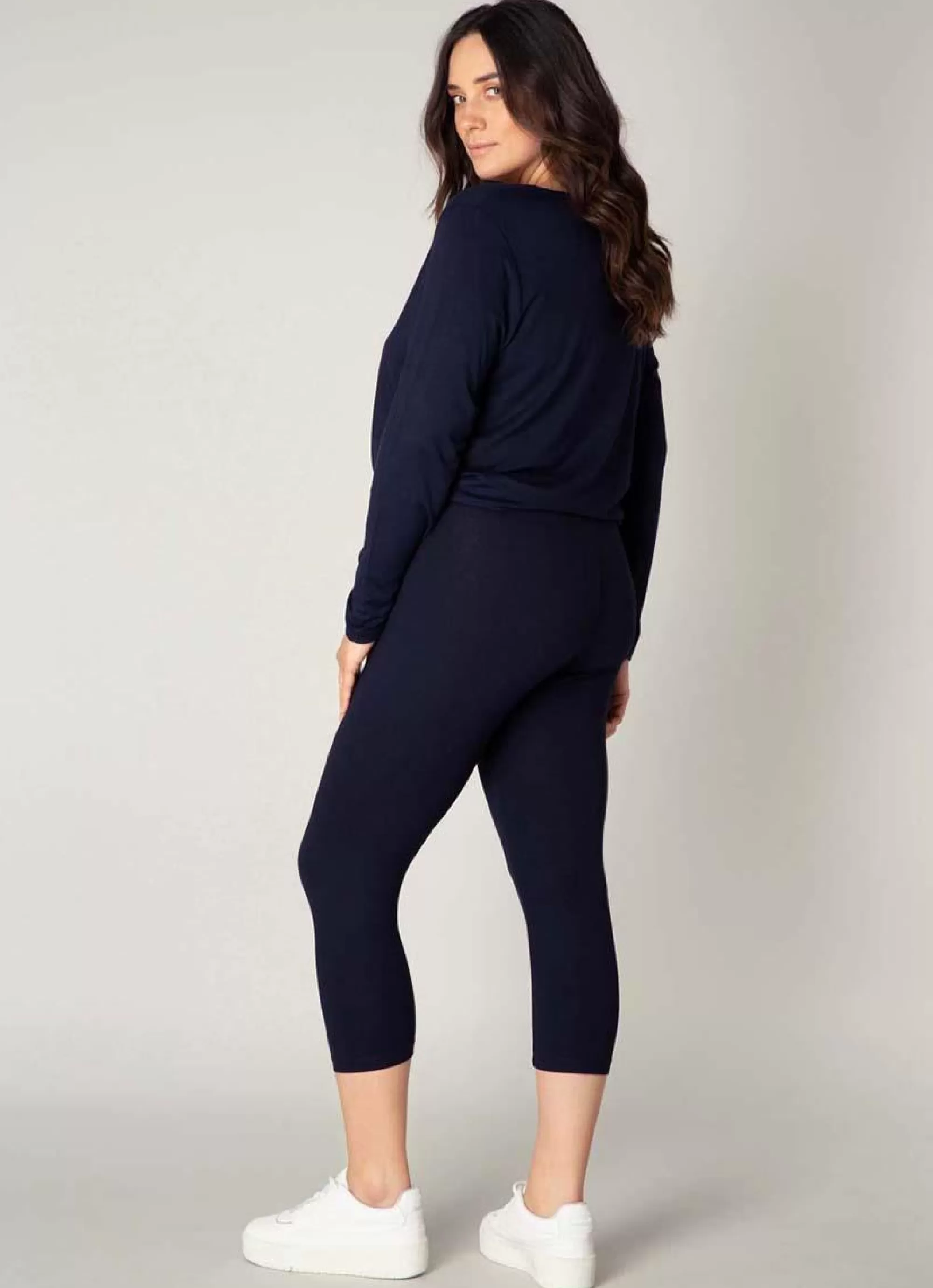 Online Base Level Curvy Legging Audrey 025 Dark Blue