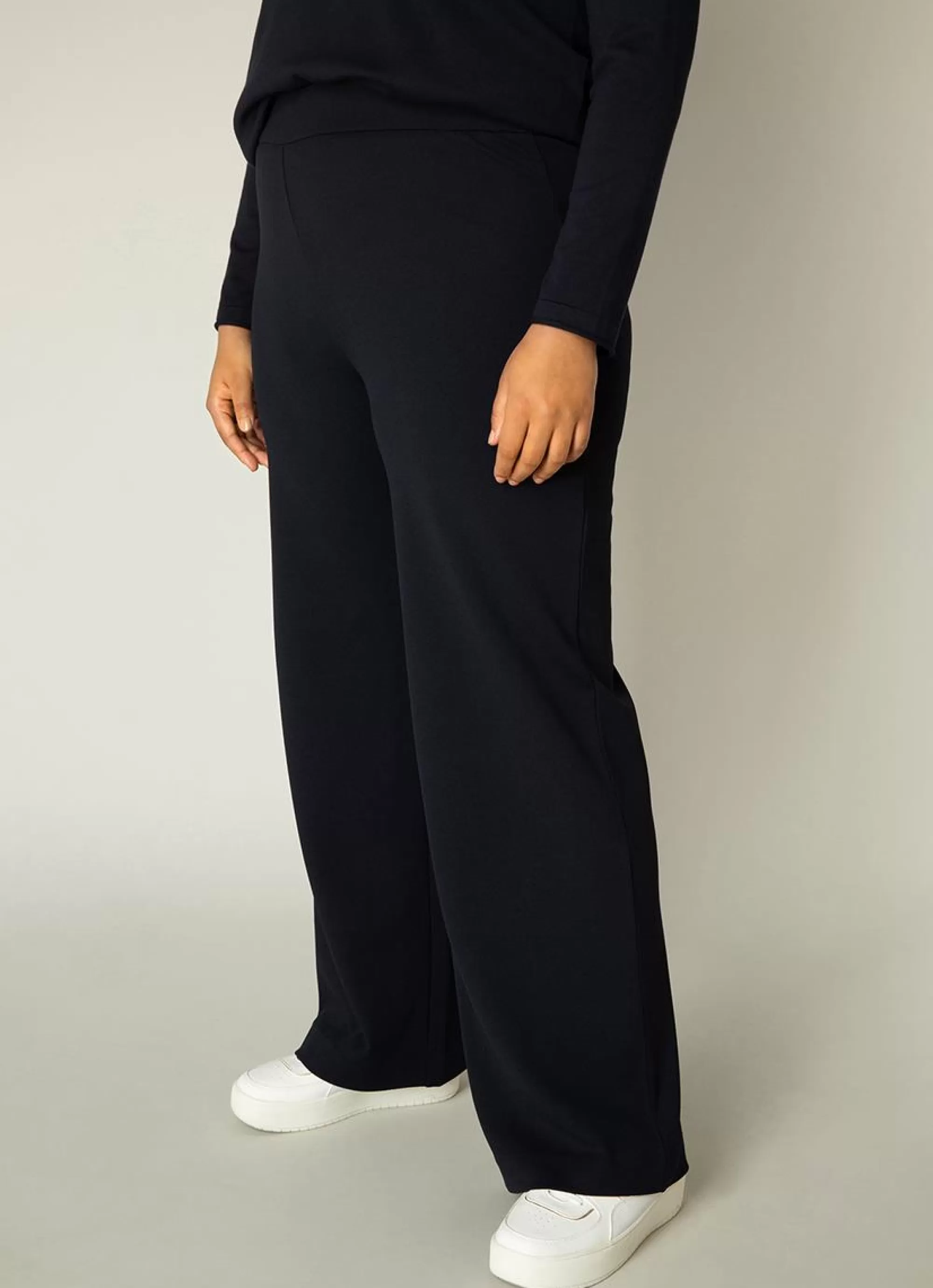 Online Base Level Curvy Pants Arah 031 Dark Blue