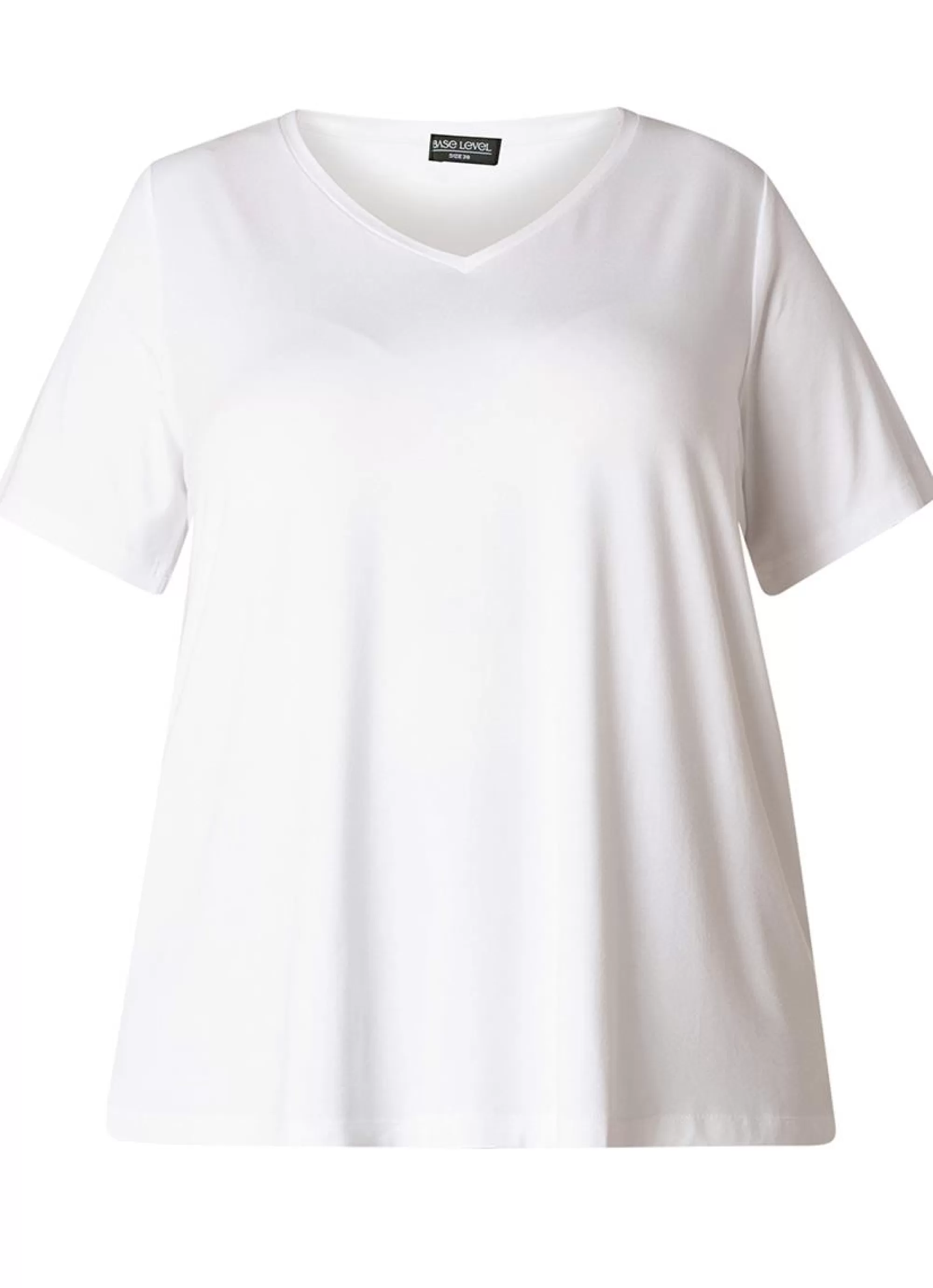 Fashion Base Level Curvy Shirt Alba 018 White