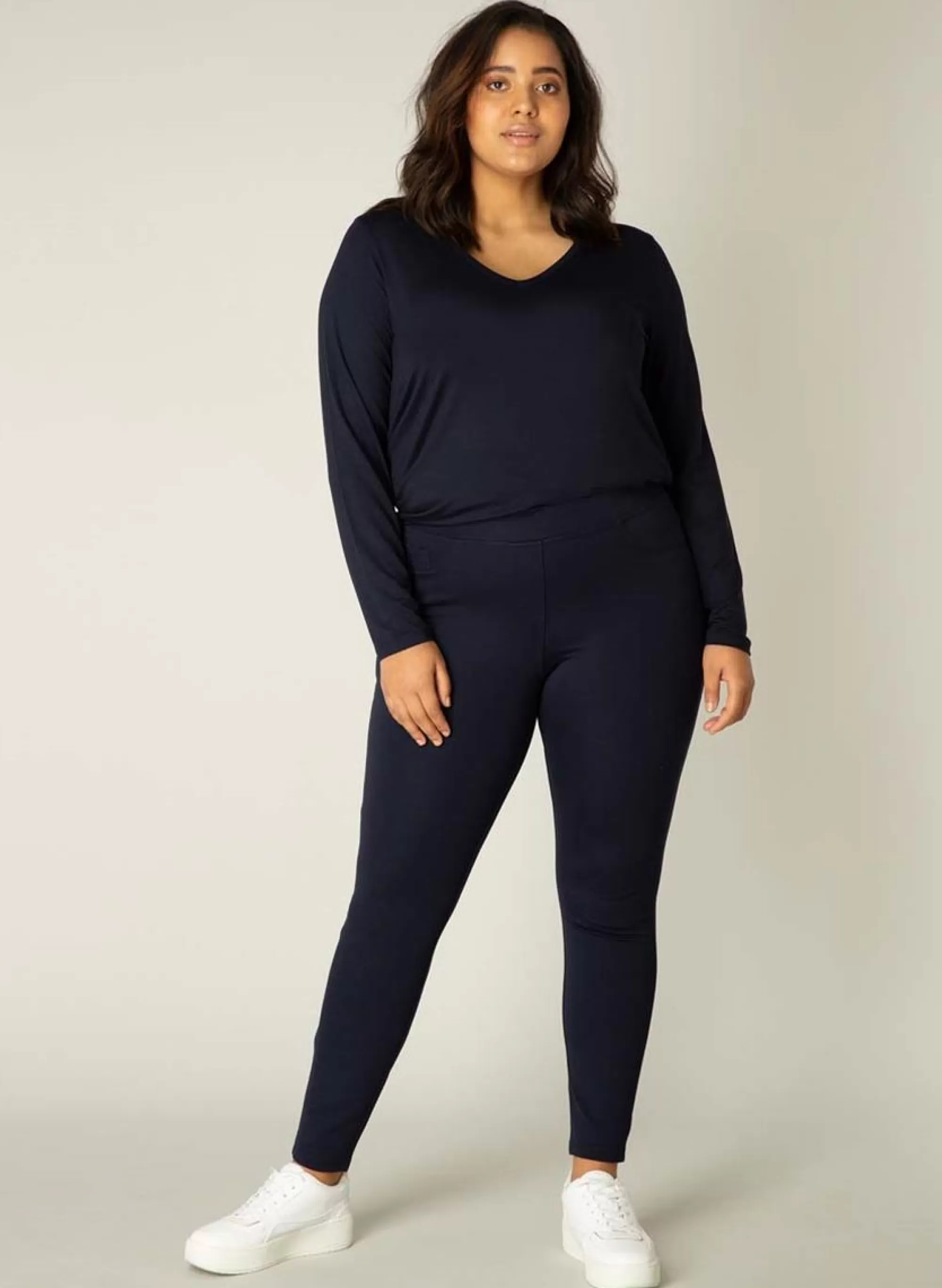 Clearance Base Level Curvy Tregging Arnika 005 Dark Blue