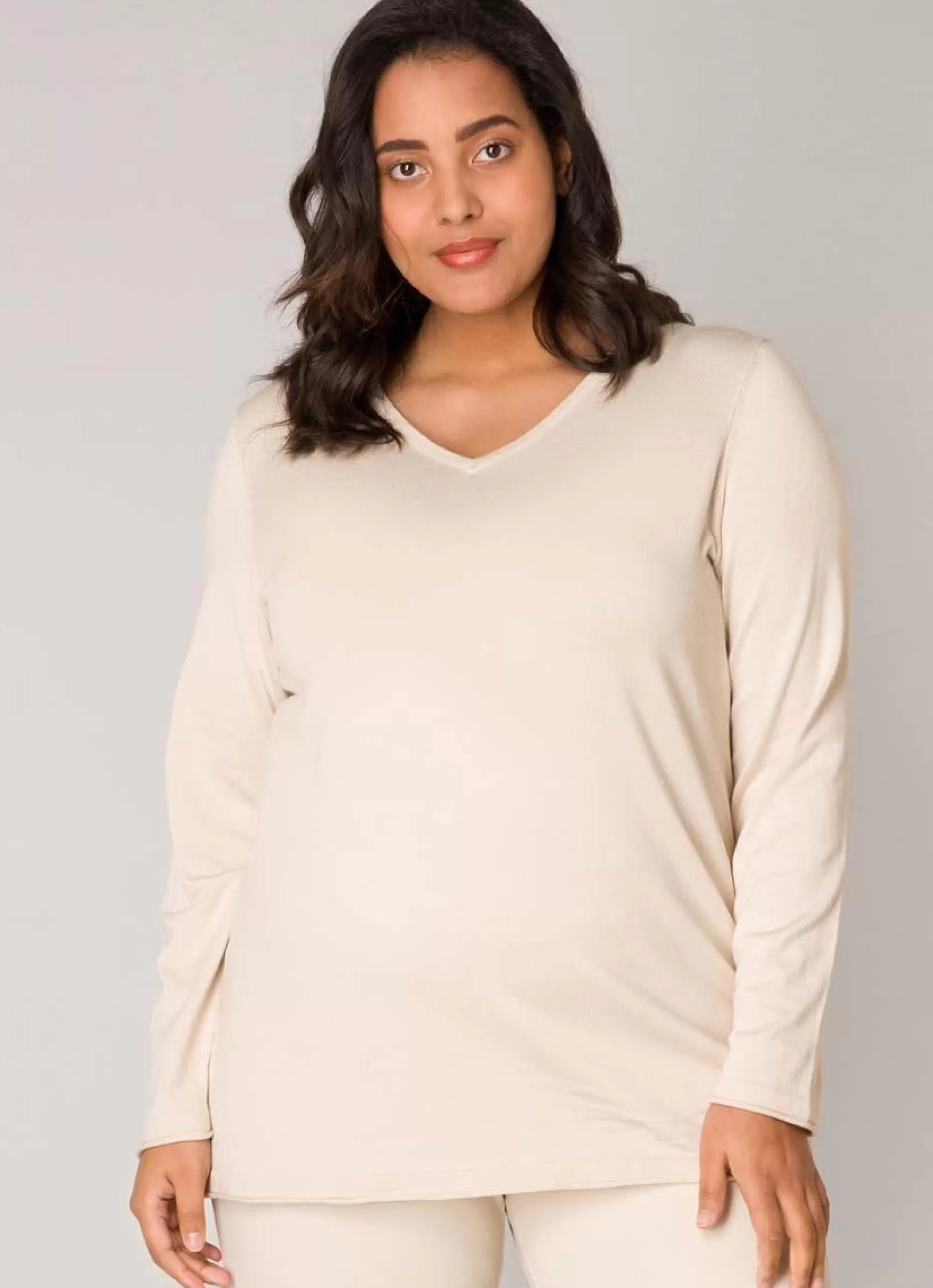 Flash Sale Base Level Curvy Trui Anine 024 Light Beige