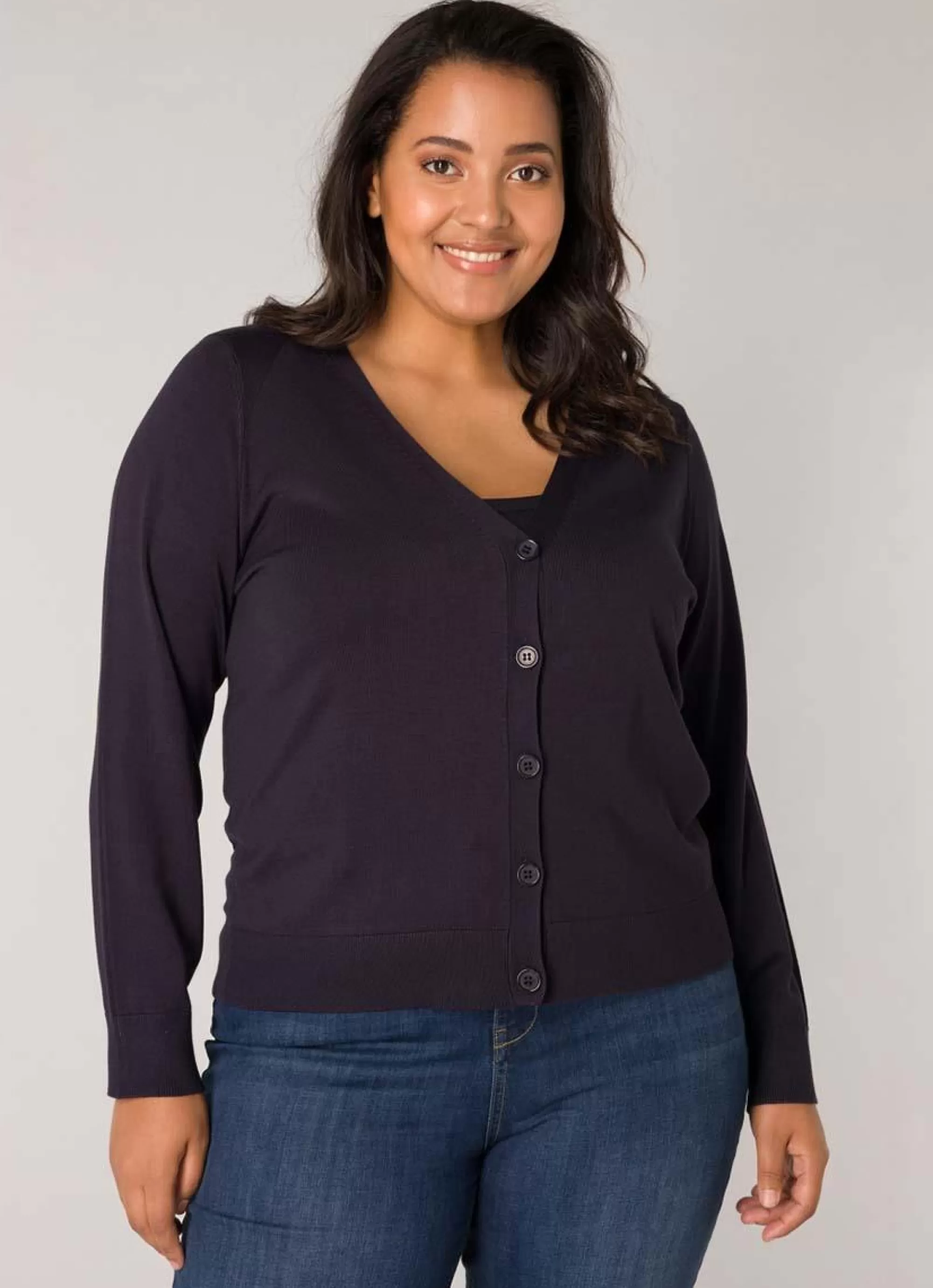 Best Base Level Curvy Vest Yvonne 068 Dark Blue