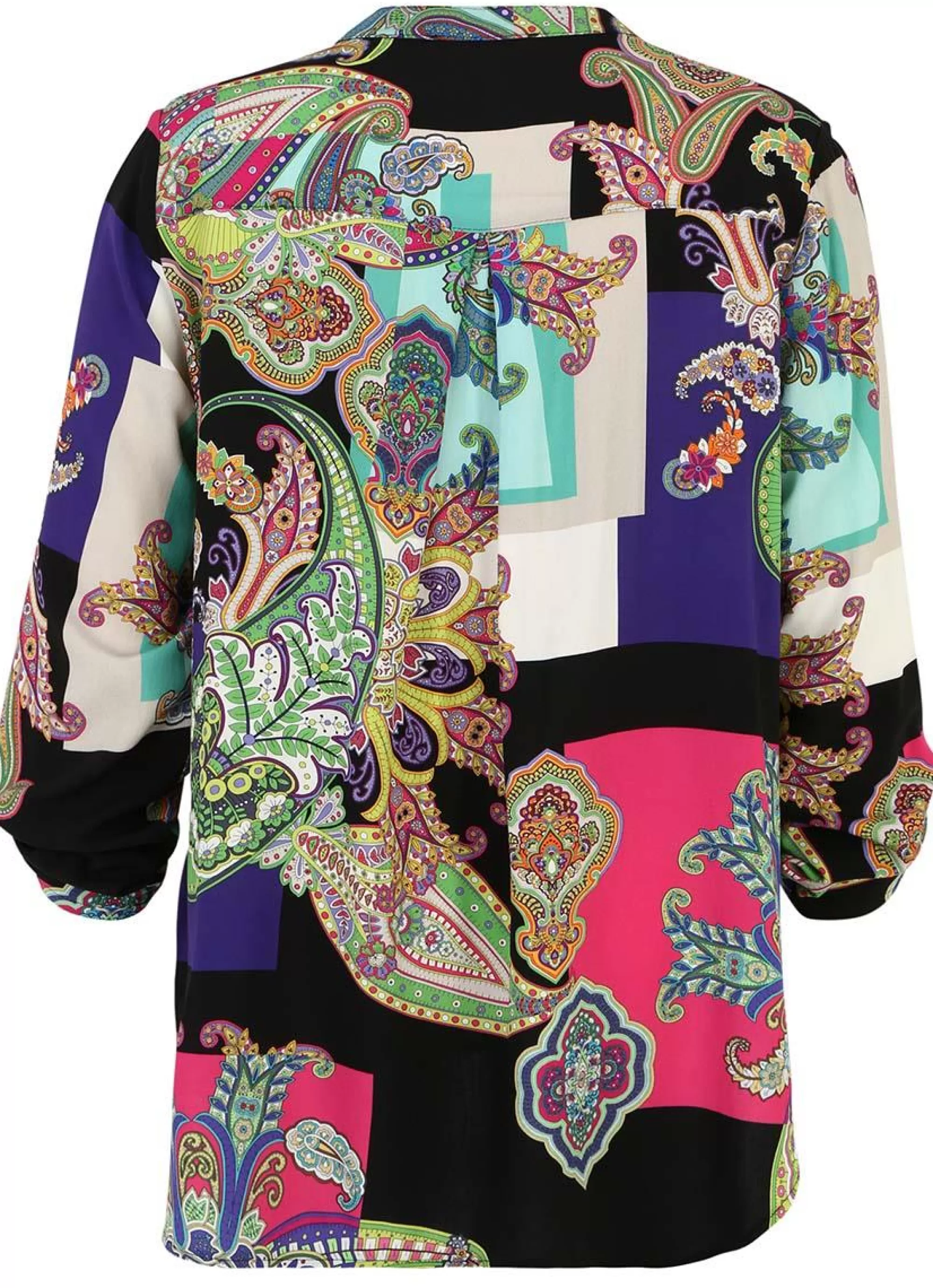 Online Doris Streich Blouse 252338 - 42 Pink,Aqua, Multi