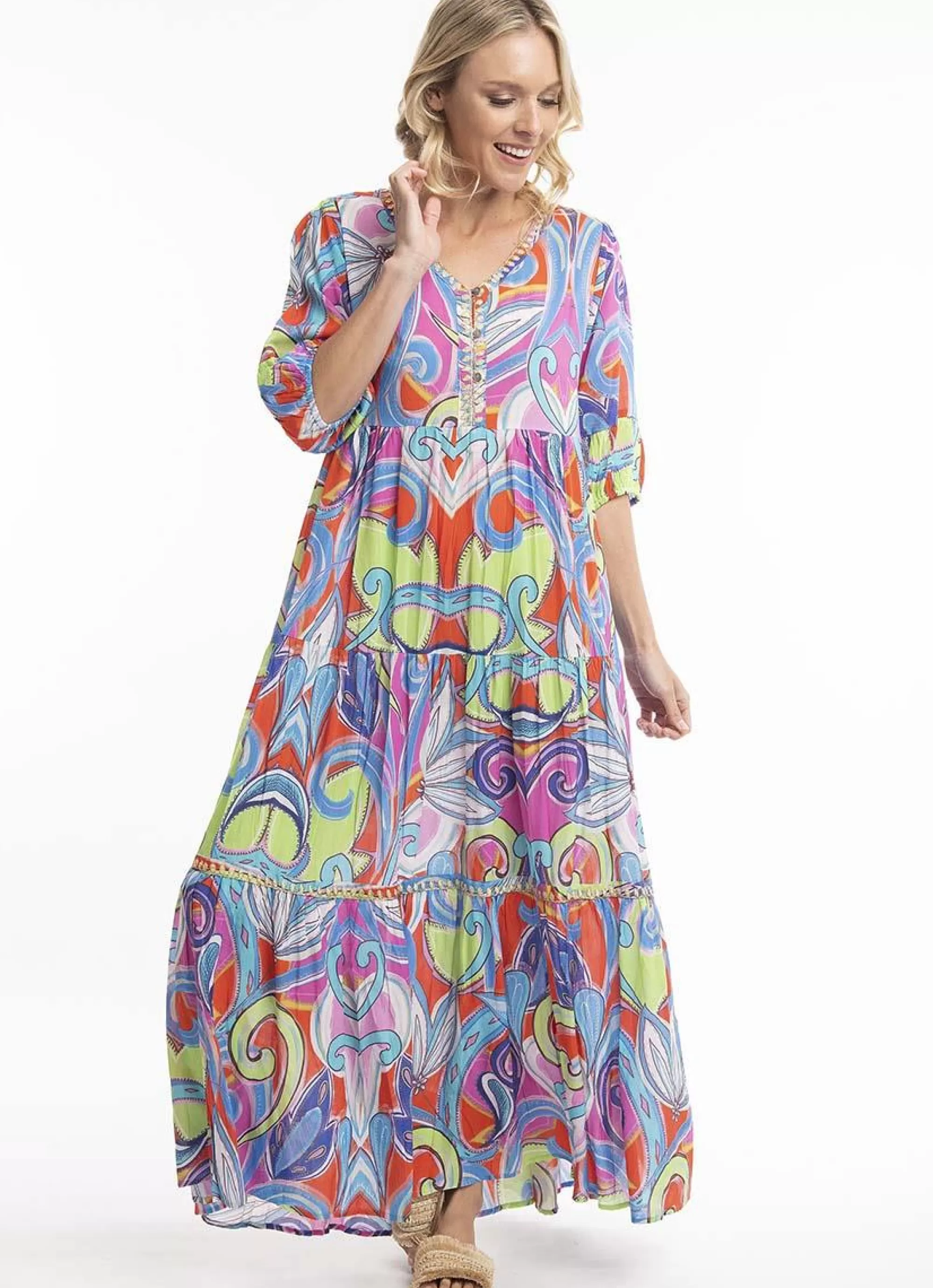 Shop Orientique Escape By Dress Bethanie 91155 - Print