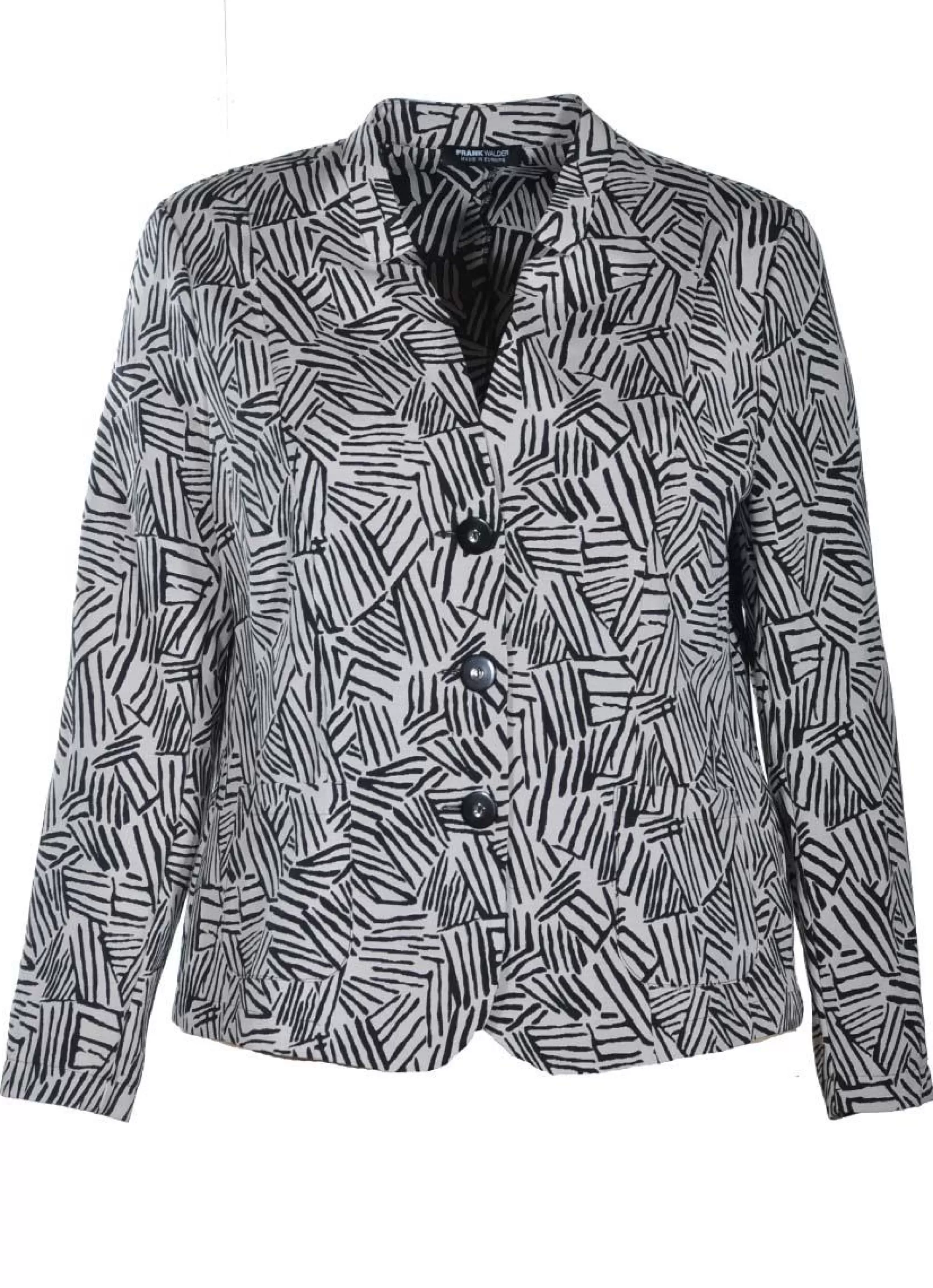 Online * Frank Walder Blazer 303305-007092 Zwart-Wit