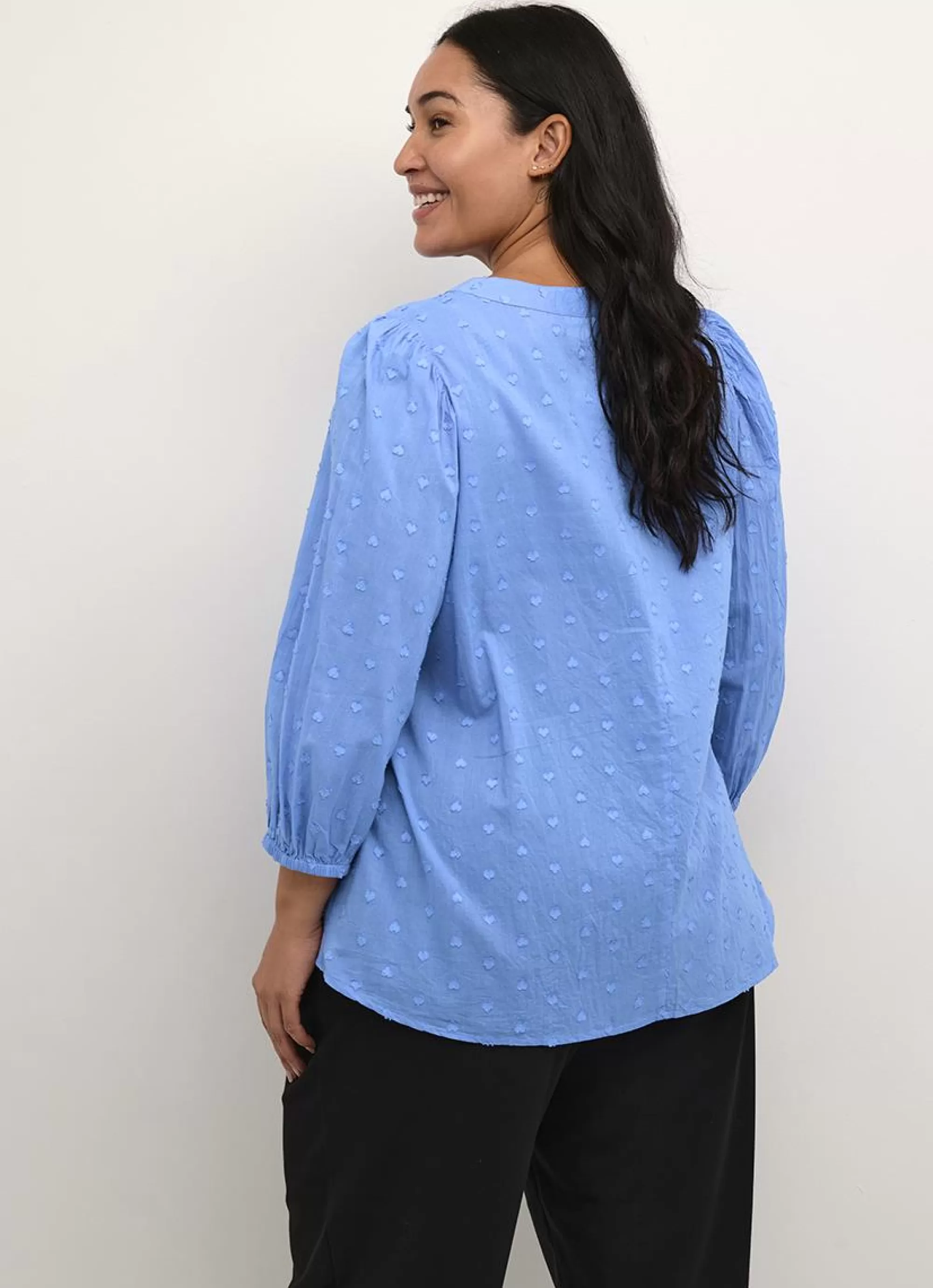 Fashion Kaffe Curve Blouse Jolana 10582206 - 174037 Ultramarine