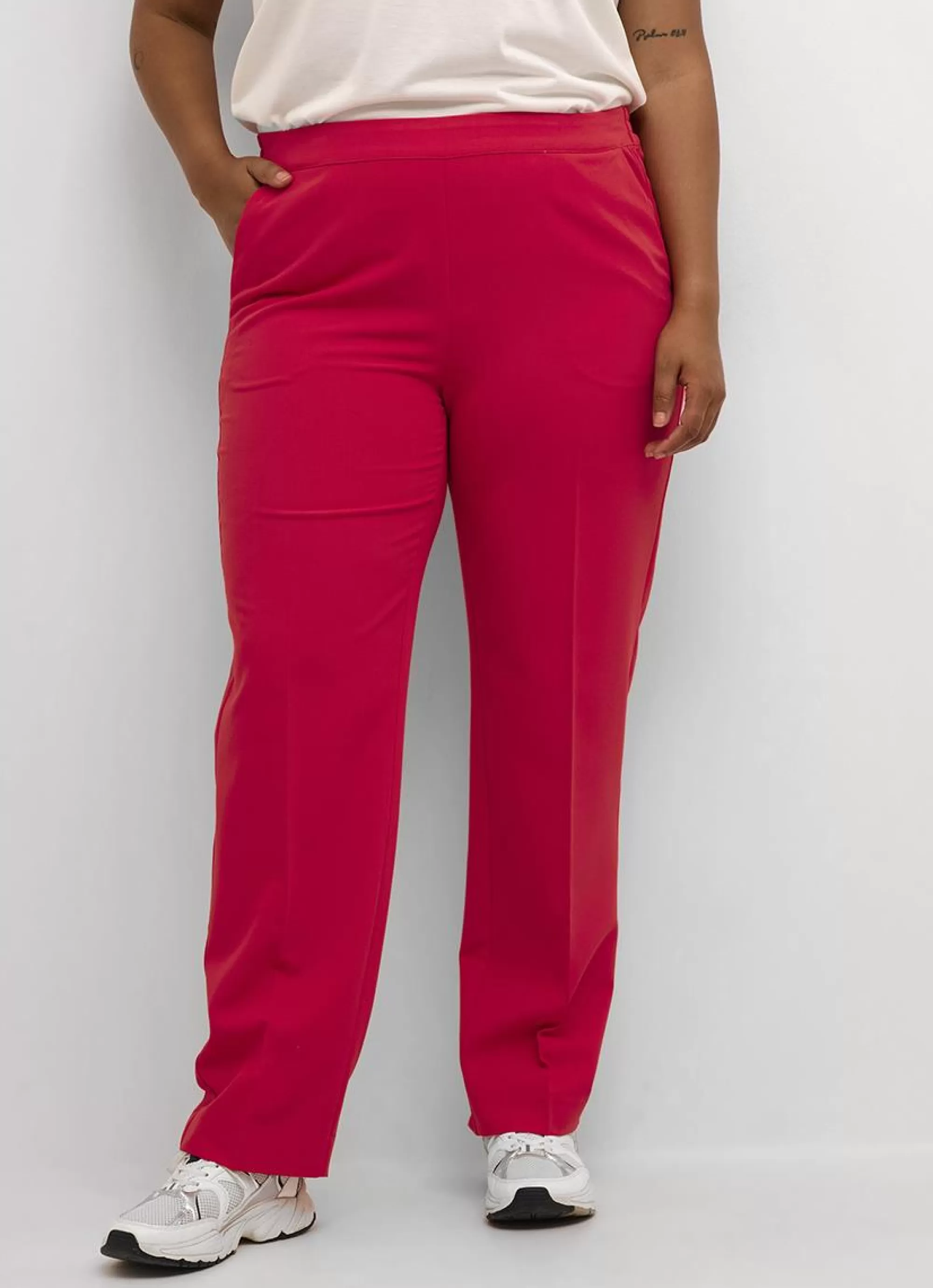 Online Kaffe Curve Pants Long Sakira 10581088 - 181856 Virtual Pink