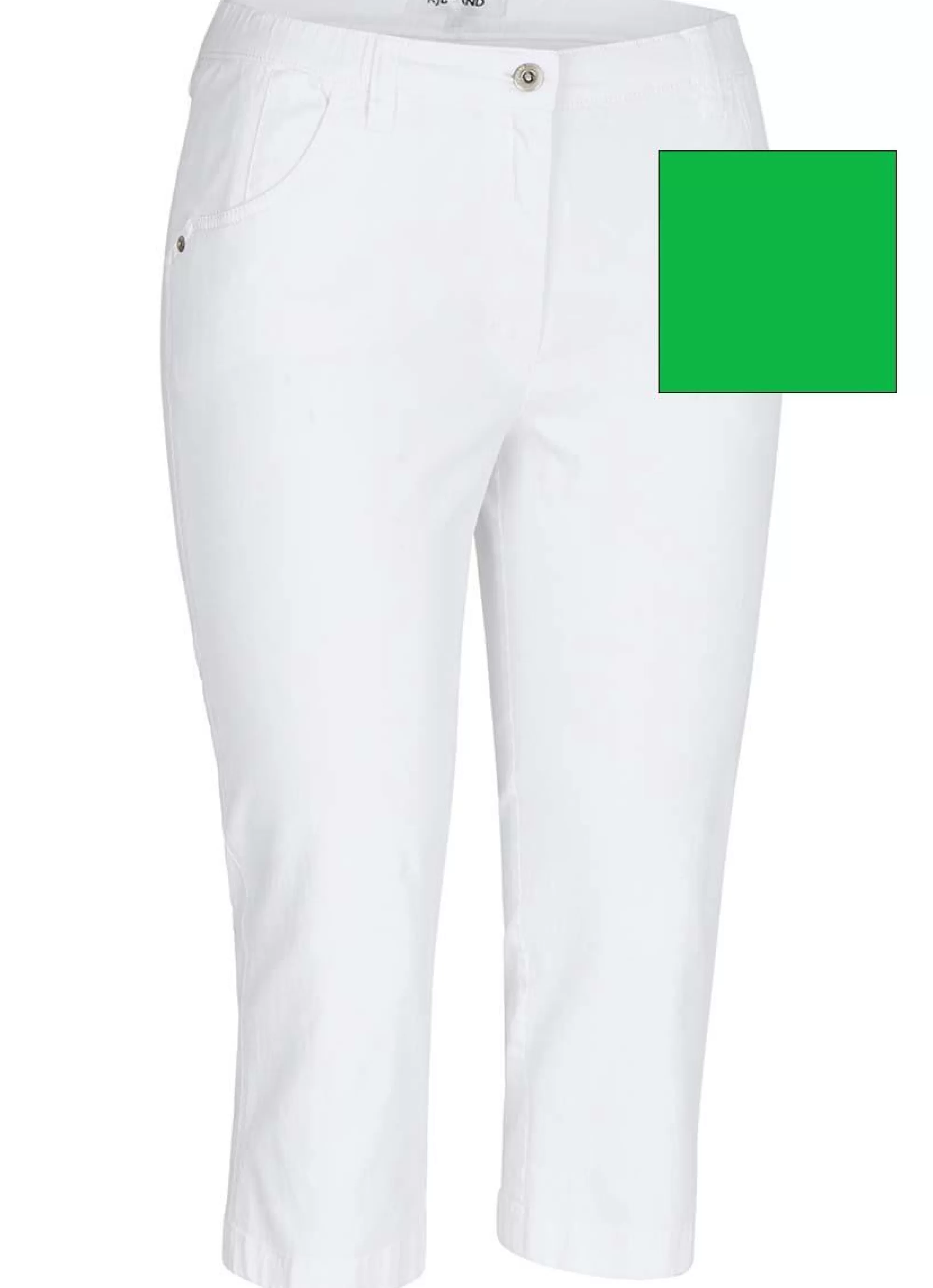 Hot KjBrand Broek Betty Capri 28116-4235 Groen