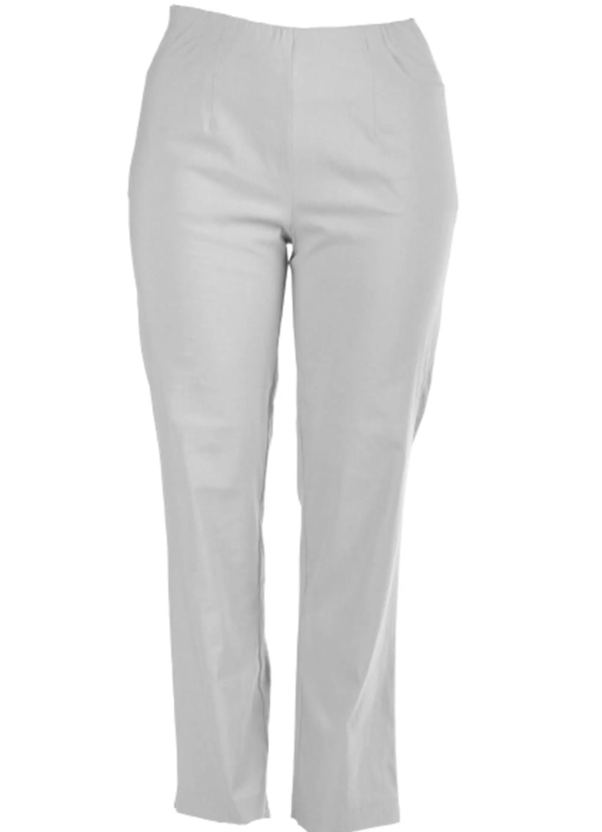 Fashion * Mona Lisa Bella 139-05 Licht Grijs. Prachtige Pantalon.