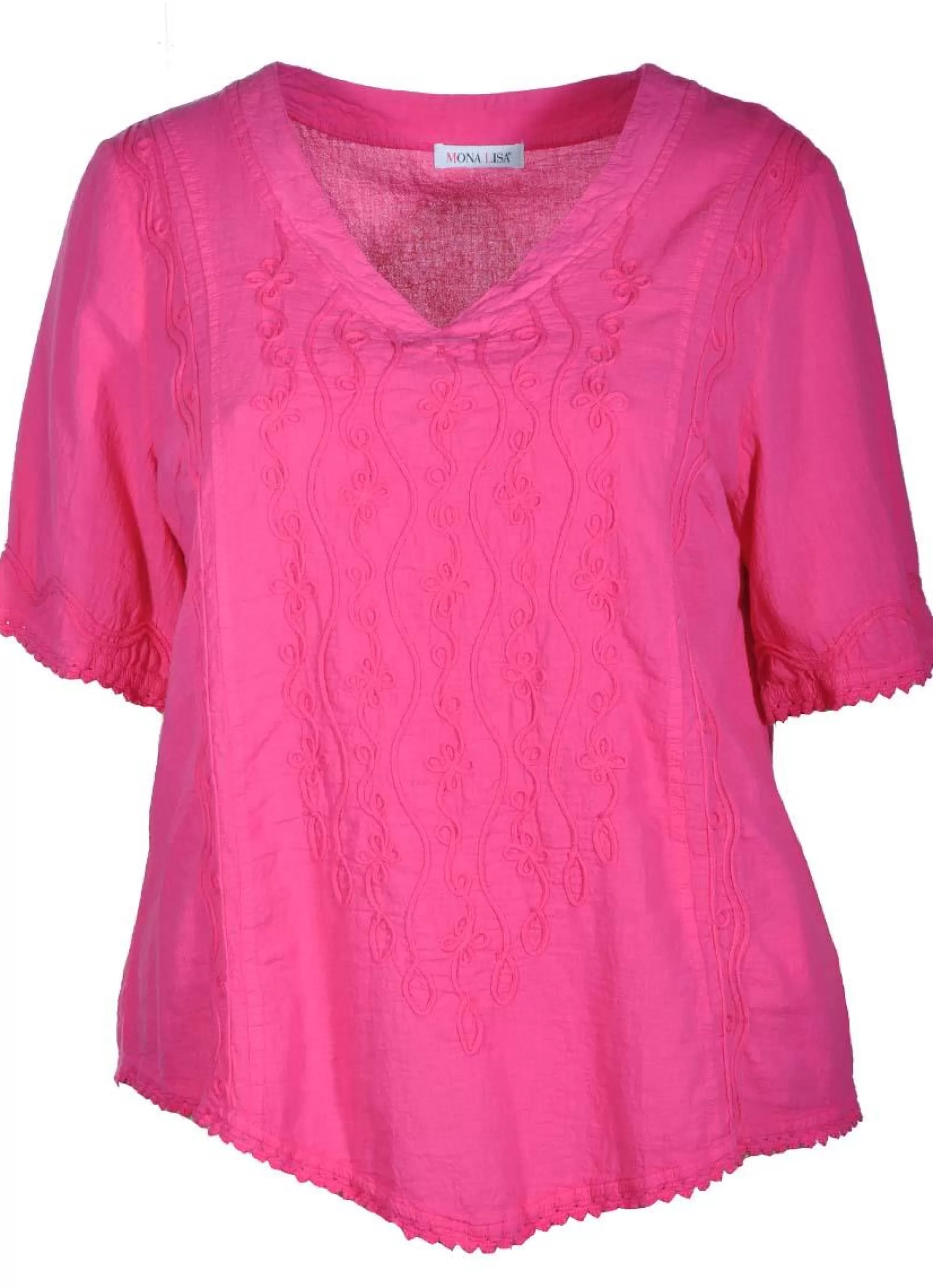 Clearance Mona Lisa Blouse 805-83-33 Fuchsia