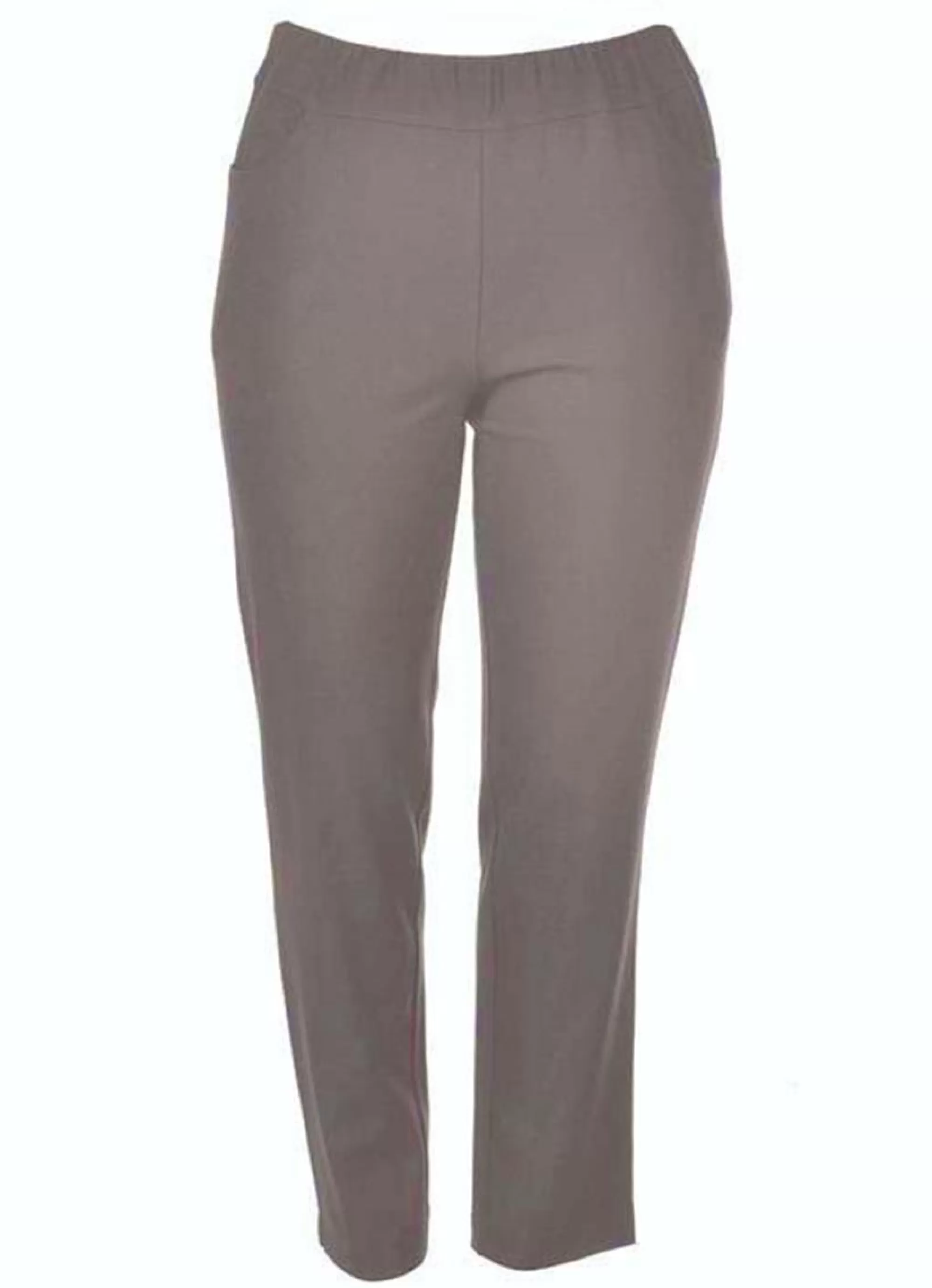 Hot * Mona Lisa Pantalon Julia 138-08 Taupe (Korte Maat)