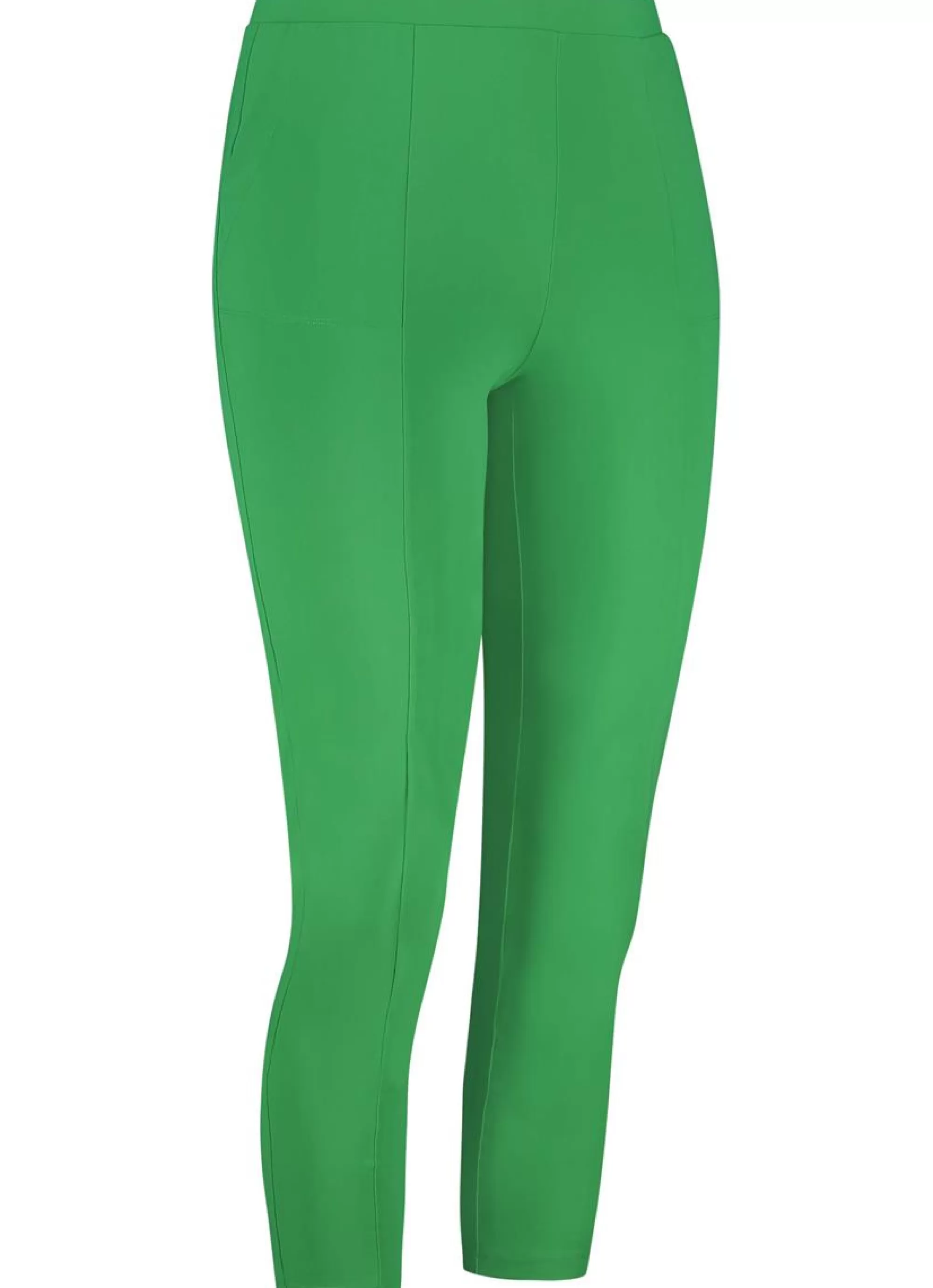 Online Plusbasics Pants Tight Travel 10241564 - 633 Forest Green