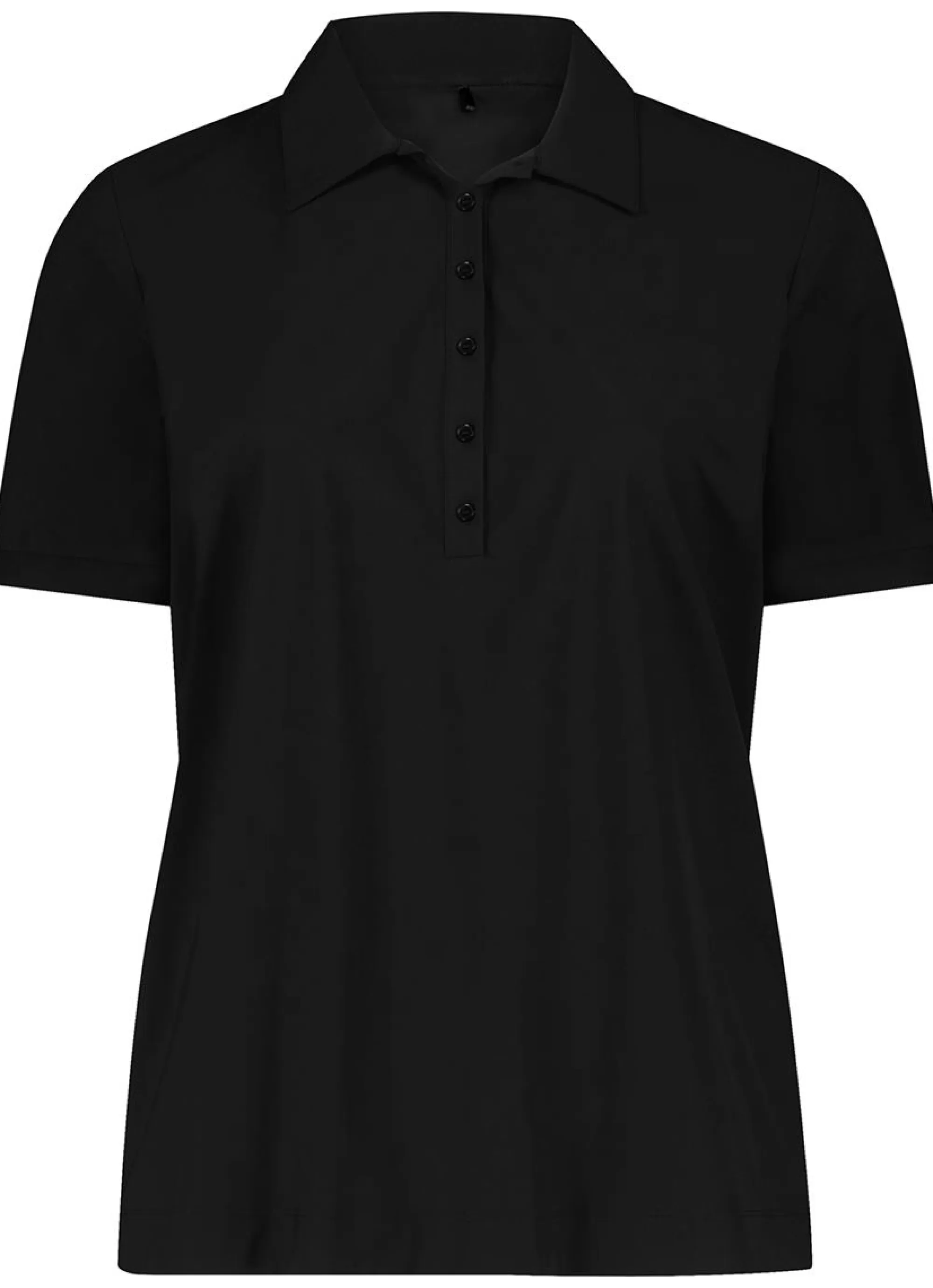 Hot Plusbasics Polo Shirt Travel 10223172 - 406 Zwart