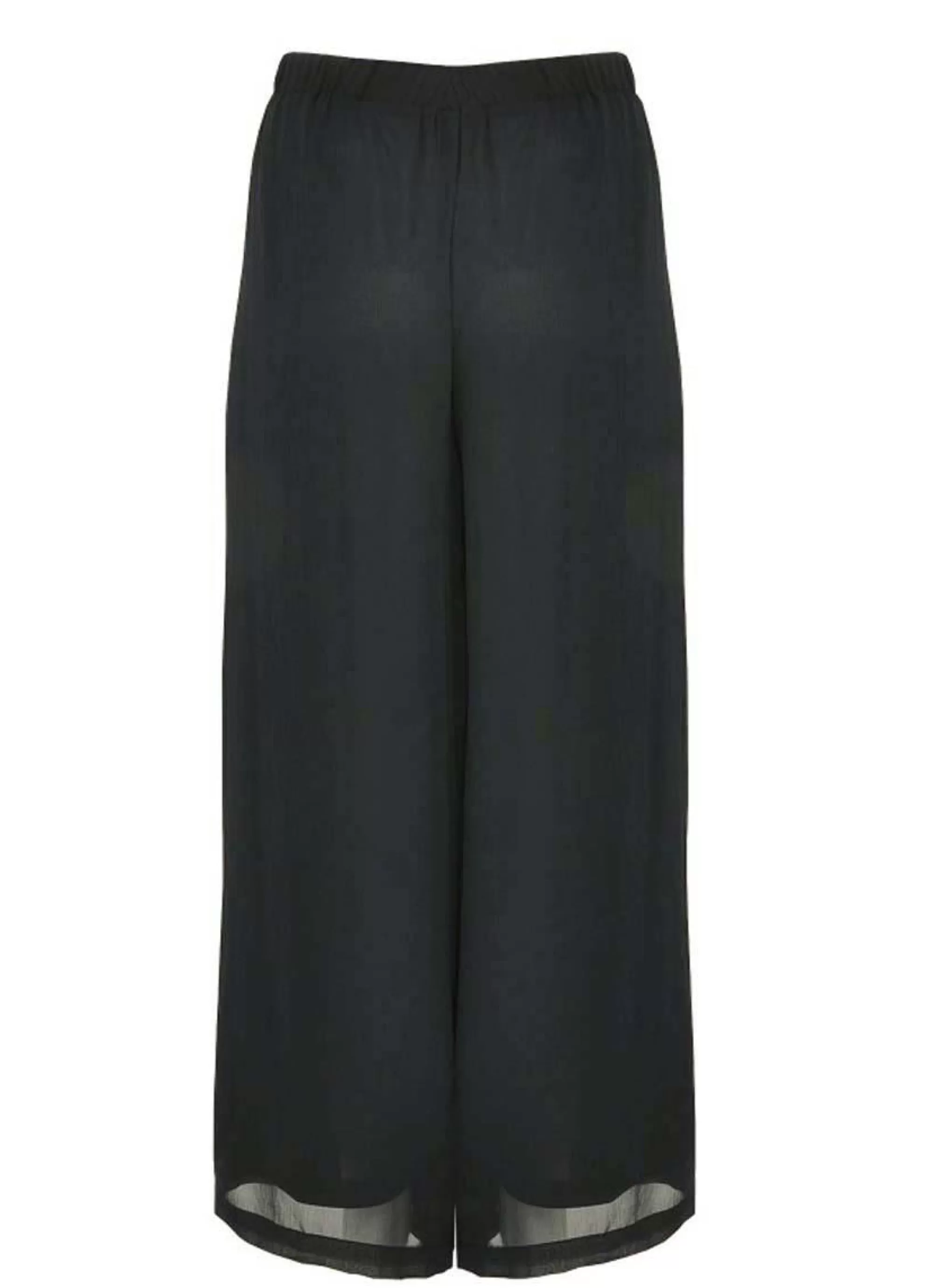 Clearance * Prachtige Basic Voile Broek Van Yoek. B5538. Grote Maten Mode.