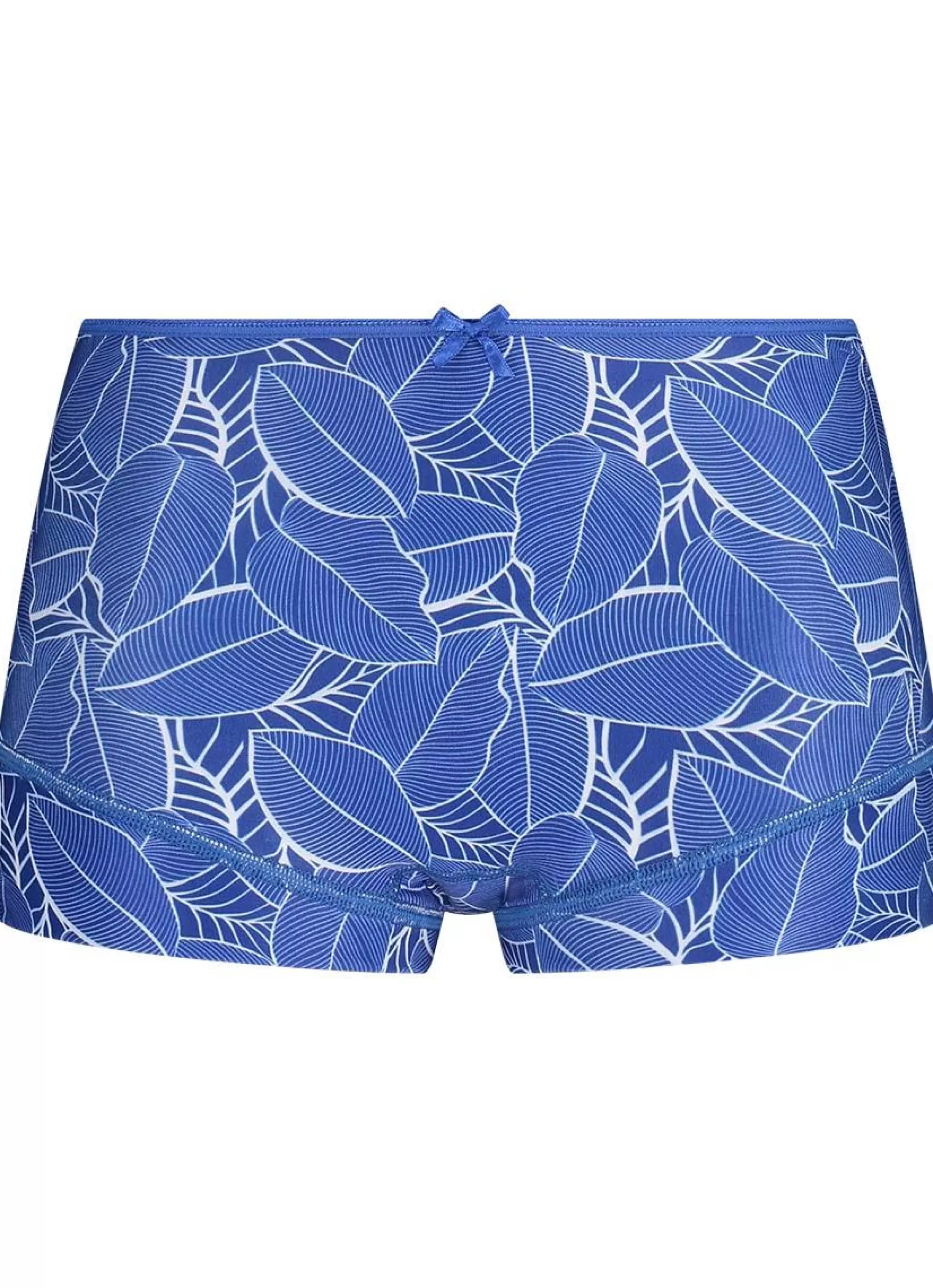 Sale Rj Bodywear Short 31-016-Pd220 Royal Blue Leaf