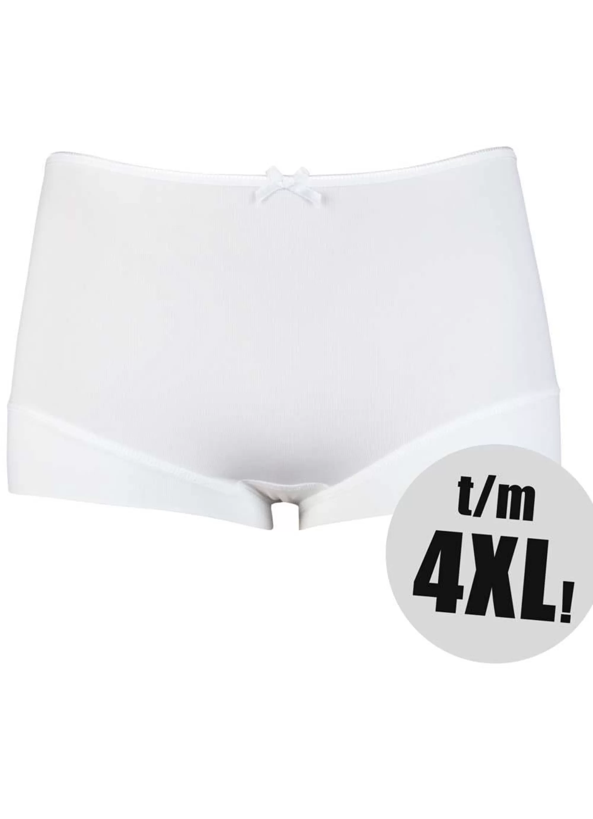 Fashion Rj Bodywear Short Pure Color 31-008-000 Wit