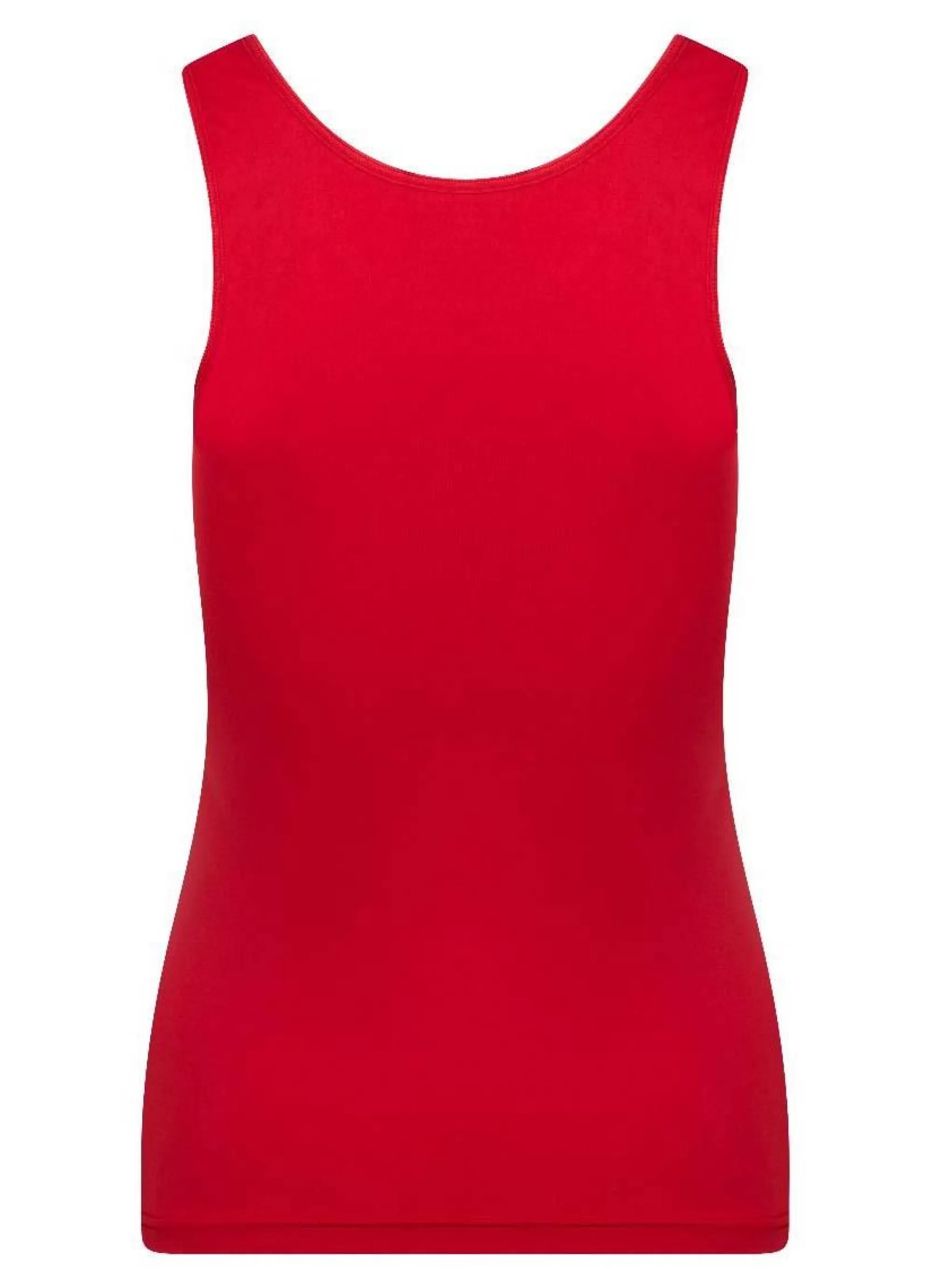 Clearance Rj Bodywear Rj Pure Color Dames Hemd Extra Lang 32-025229 Rood