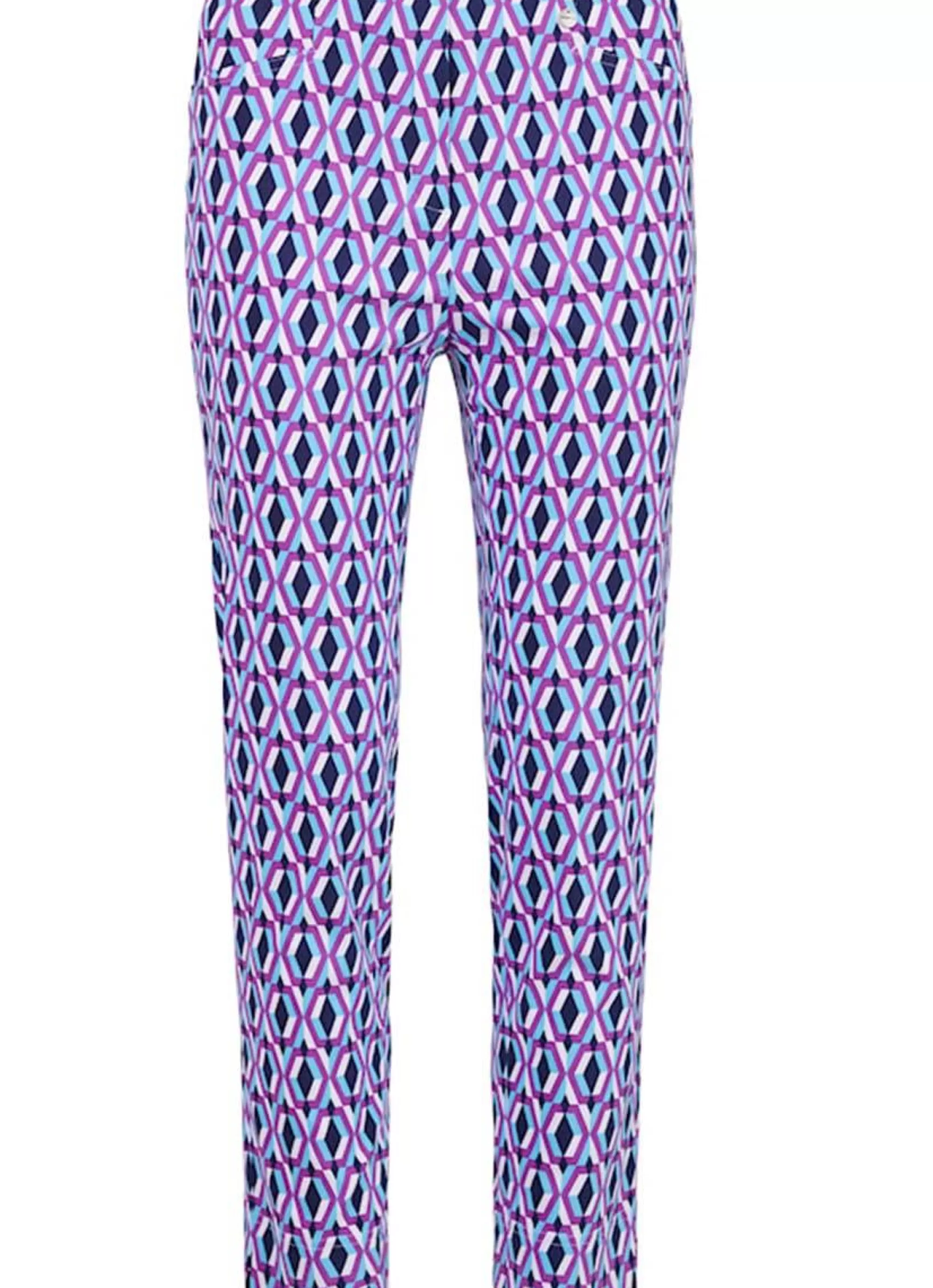 Clearance Robell Broek Rose 51622-5449 Marine-Paars-Blauw