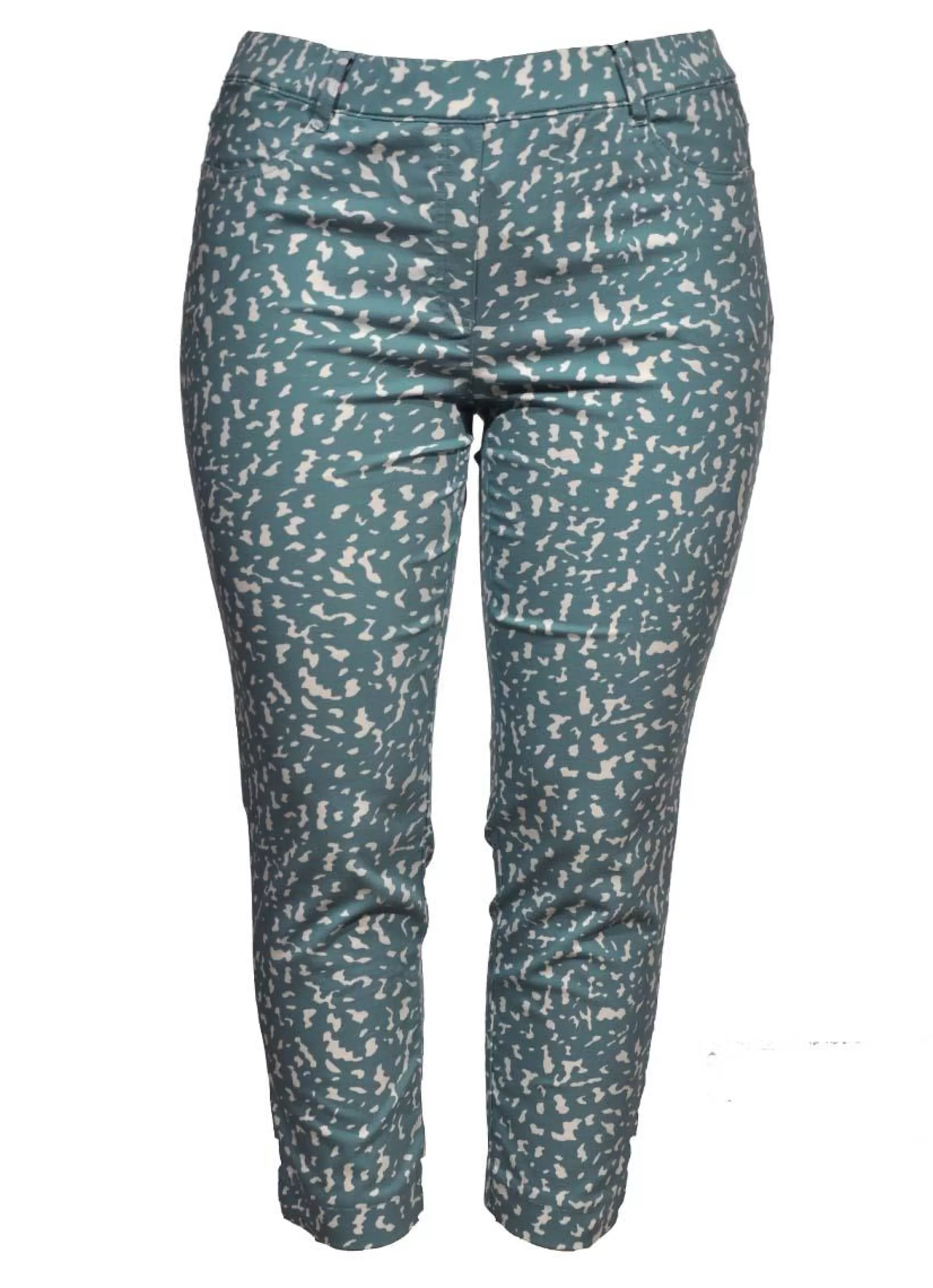 Best Sale Stark 7/8 Broek Janna-64 4030-548 Tuquoise, Wit