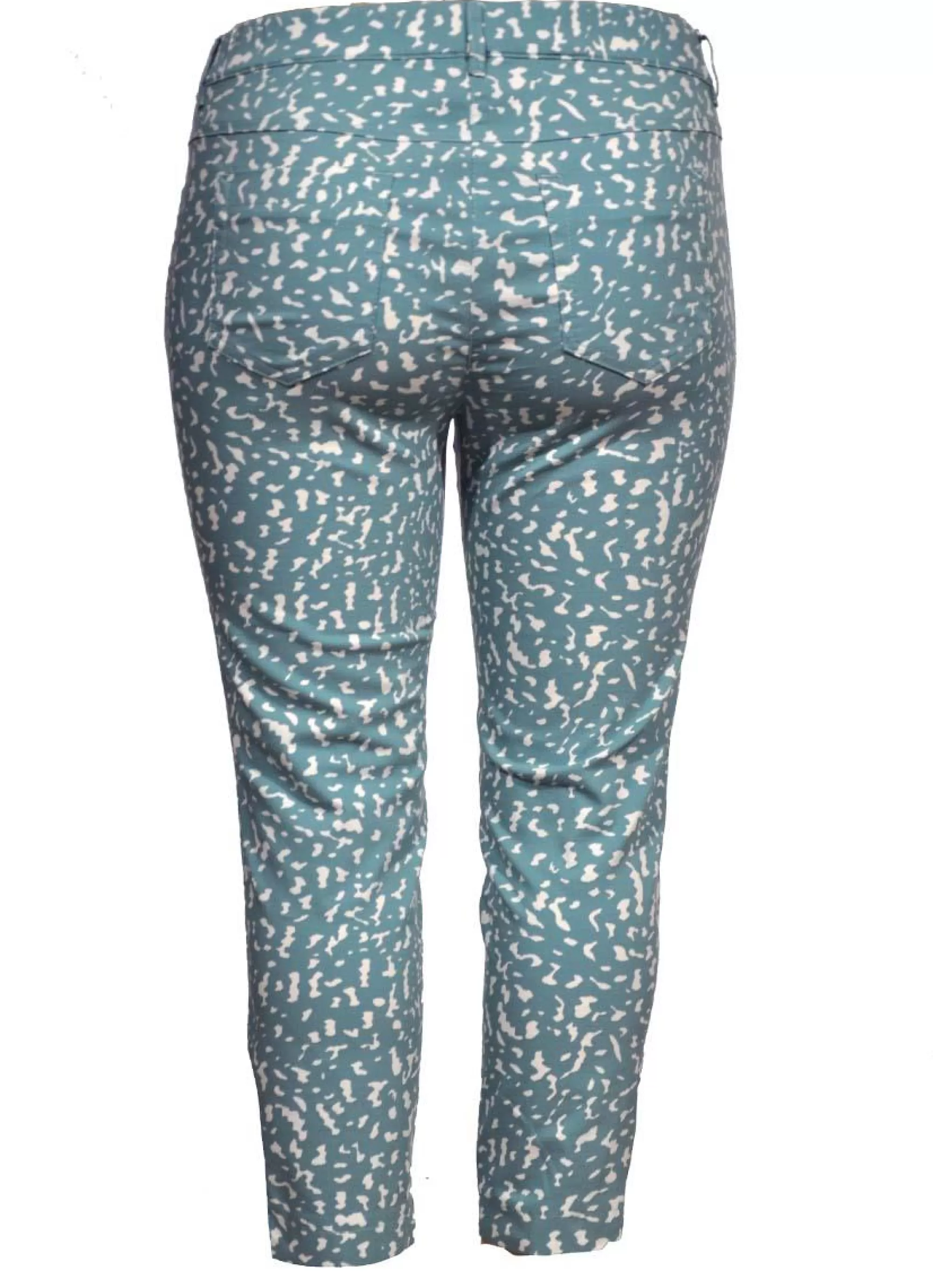 Best Sale Stark 7/8 Broek Janna-64 4030-548 Tuquoise, Wit