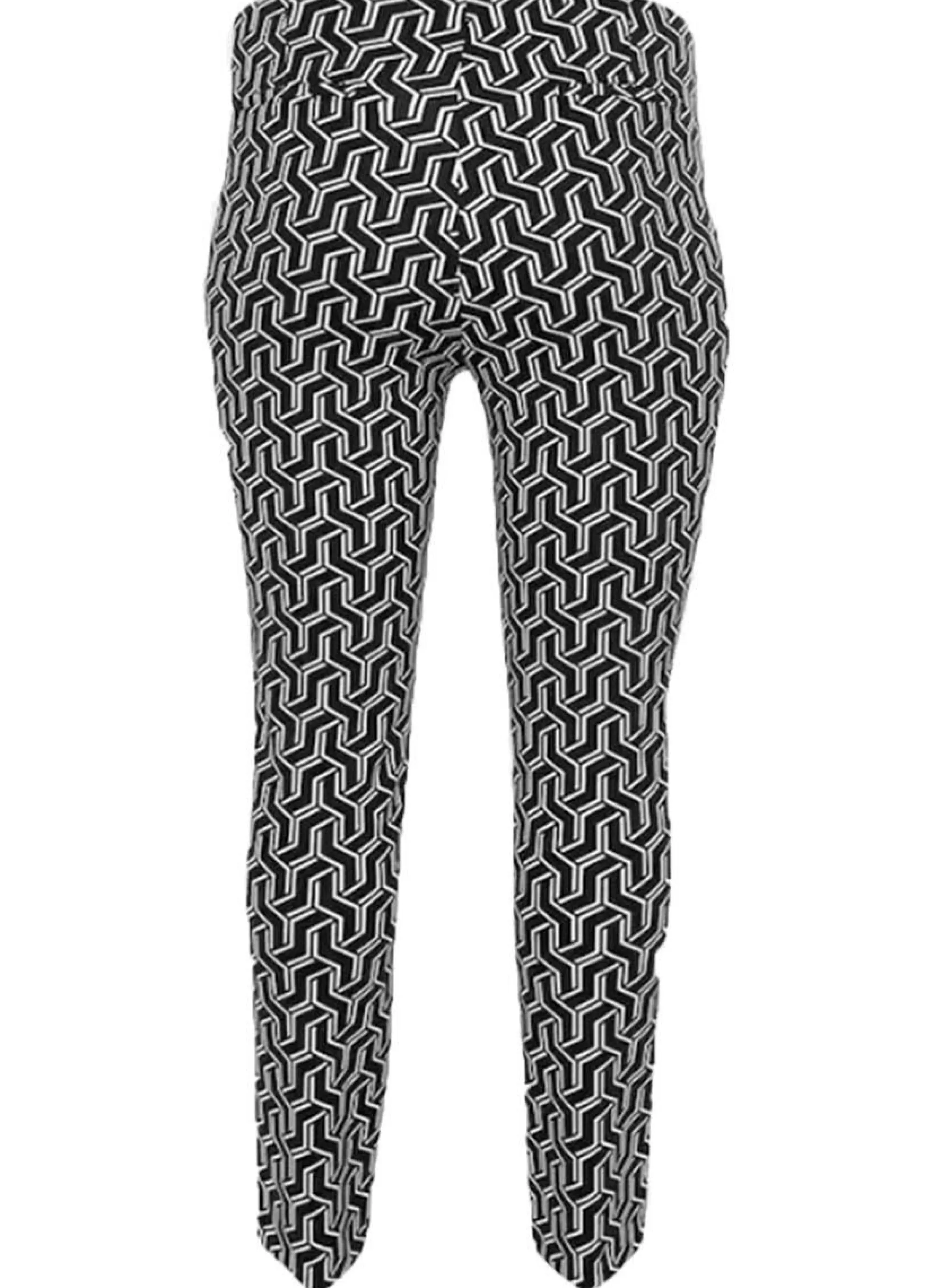 Hot Stark Broek Jacky-Zip 3429 - 997 Zwart/Wit