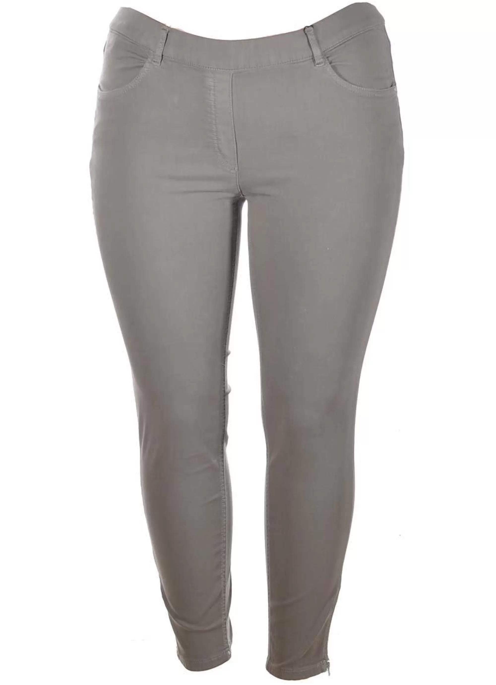 Store Stark Broek Janna 72 Zip 4367-64 Olijfgroen