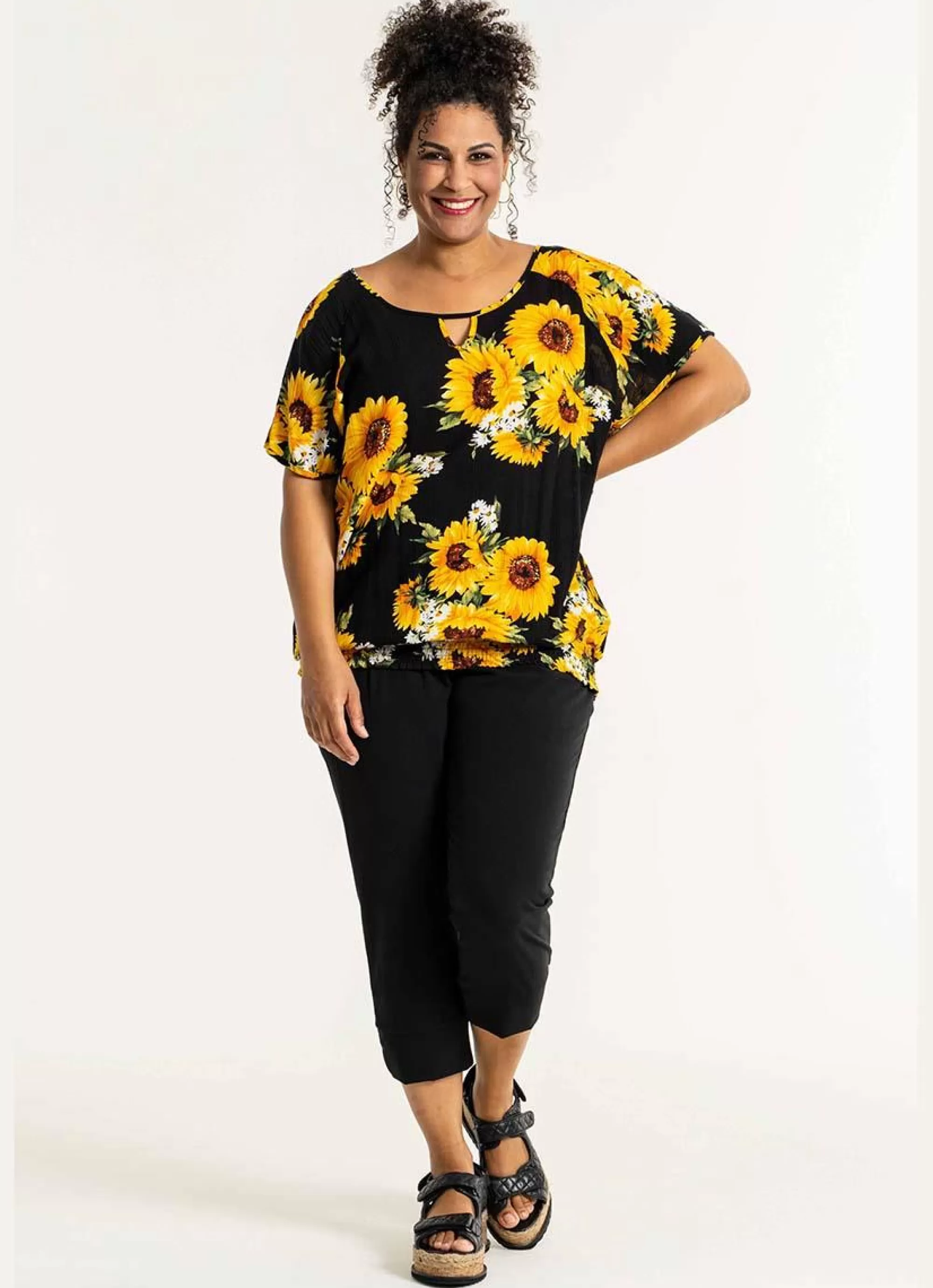 Online Studio Blouse Camilla S233808 Sunflower