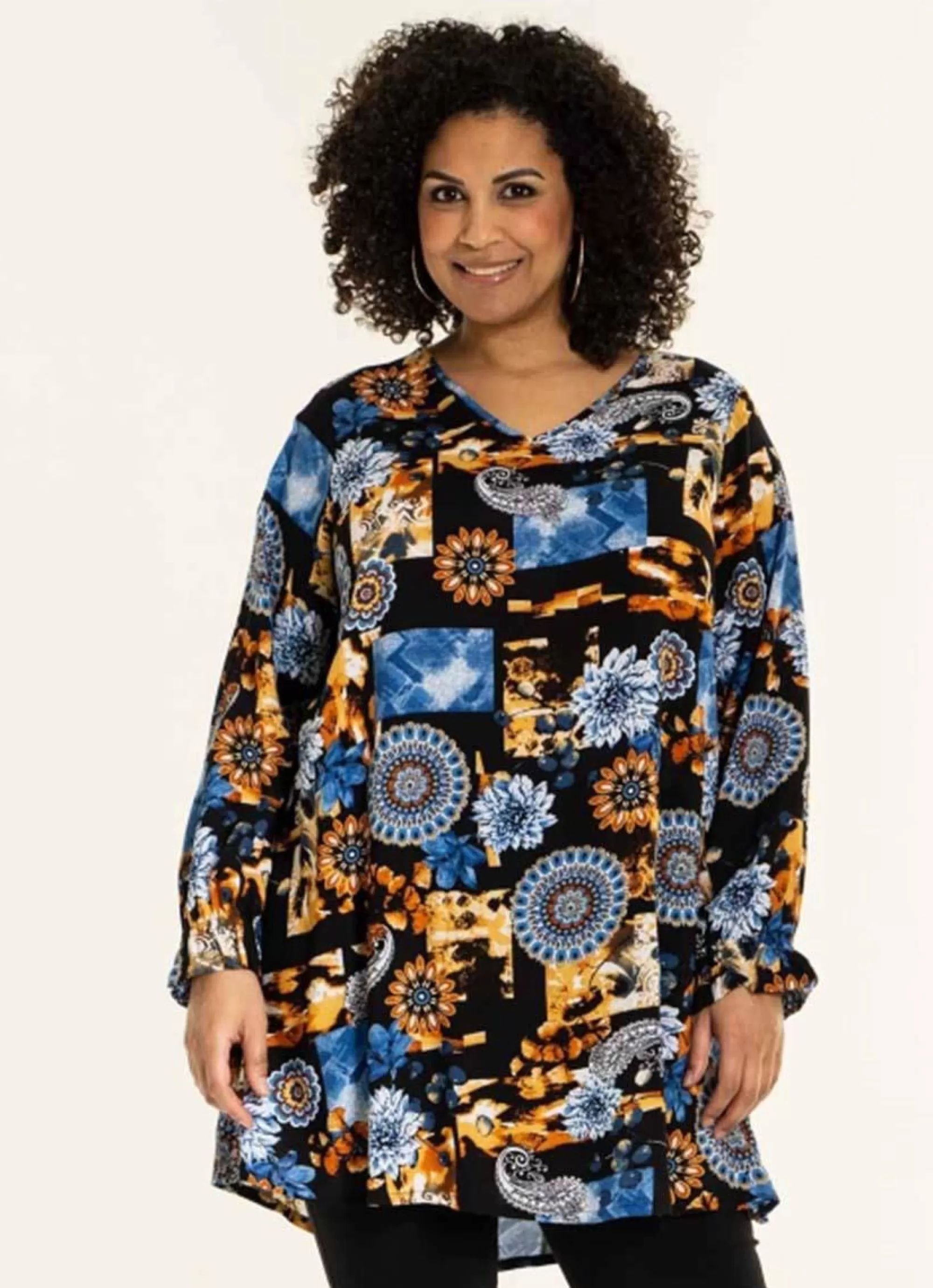 Hot Studio Tuniek Tanja S236818 - Blue Pattern