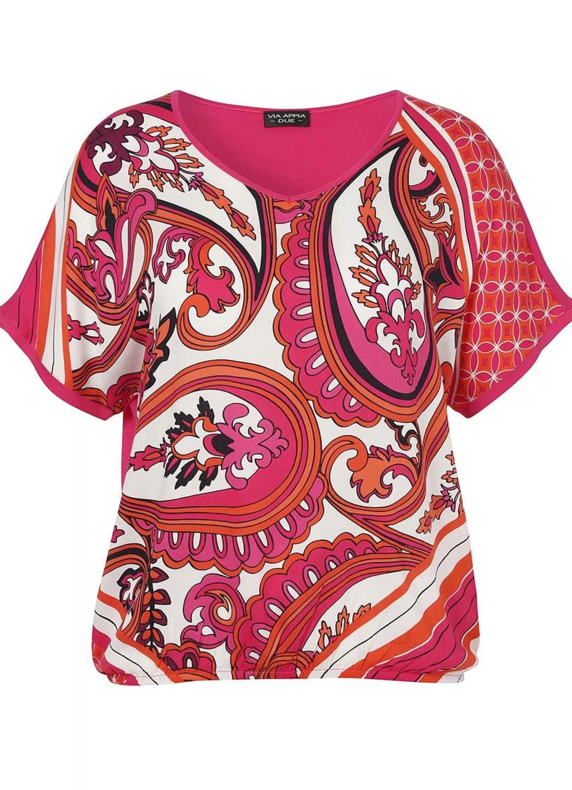 Discount Via Appia Due Blouse 2412737 - 653 Multi Fuchsia