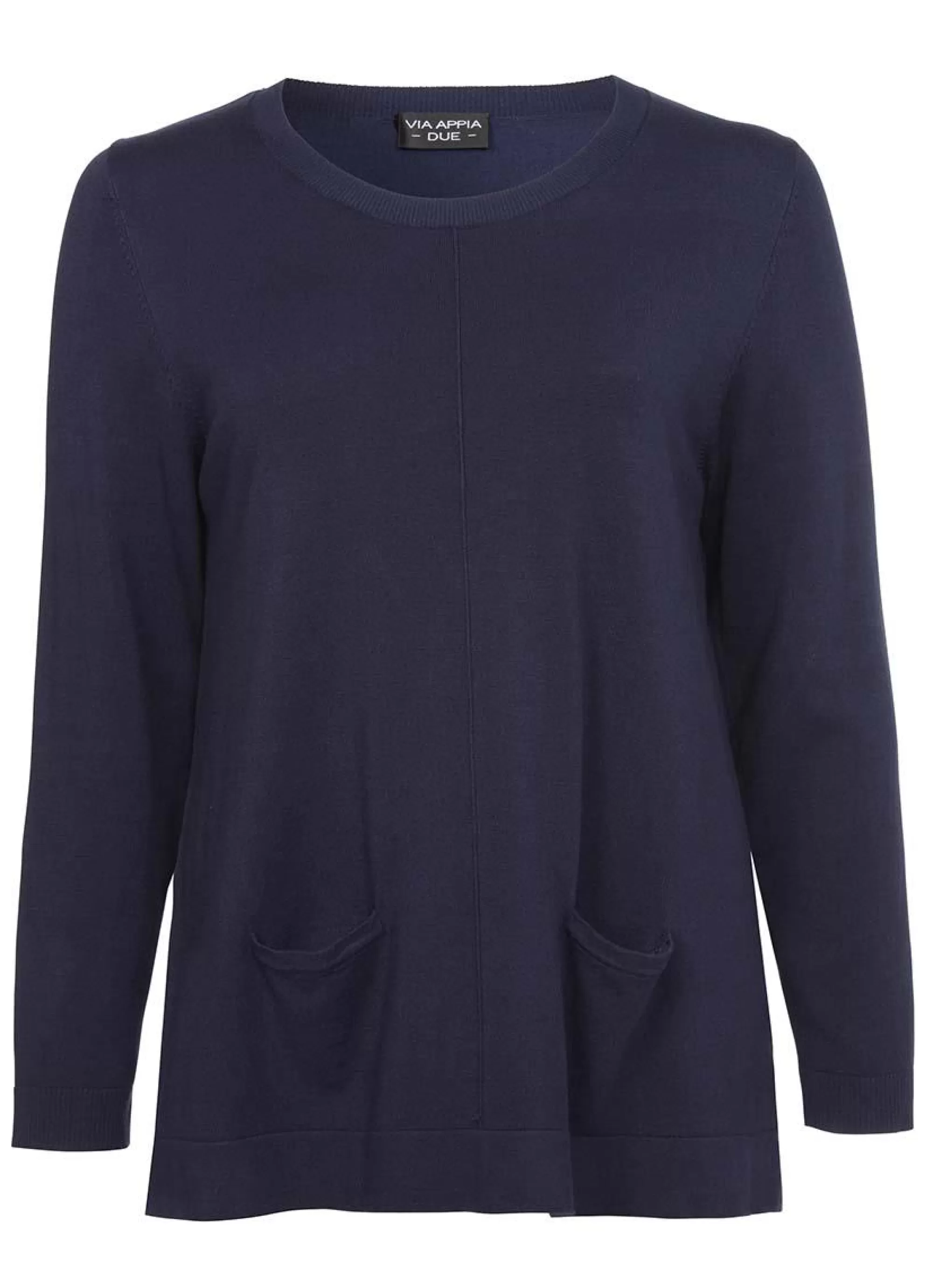 Flash Sale Via Appia Due Pullover 652523 820 Blauw