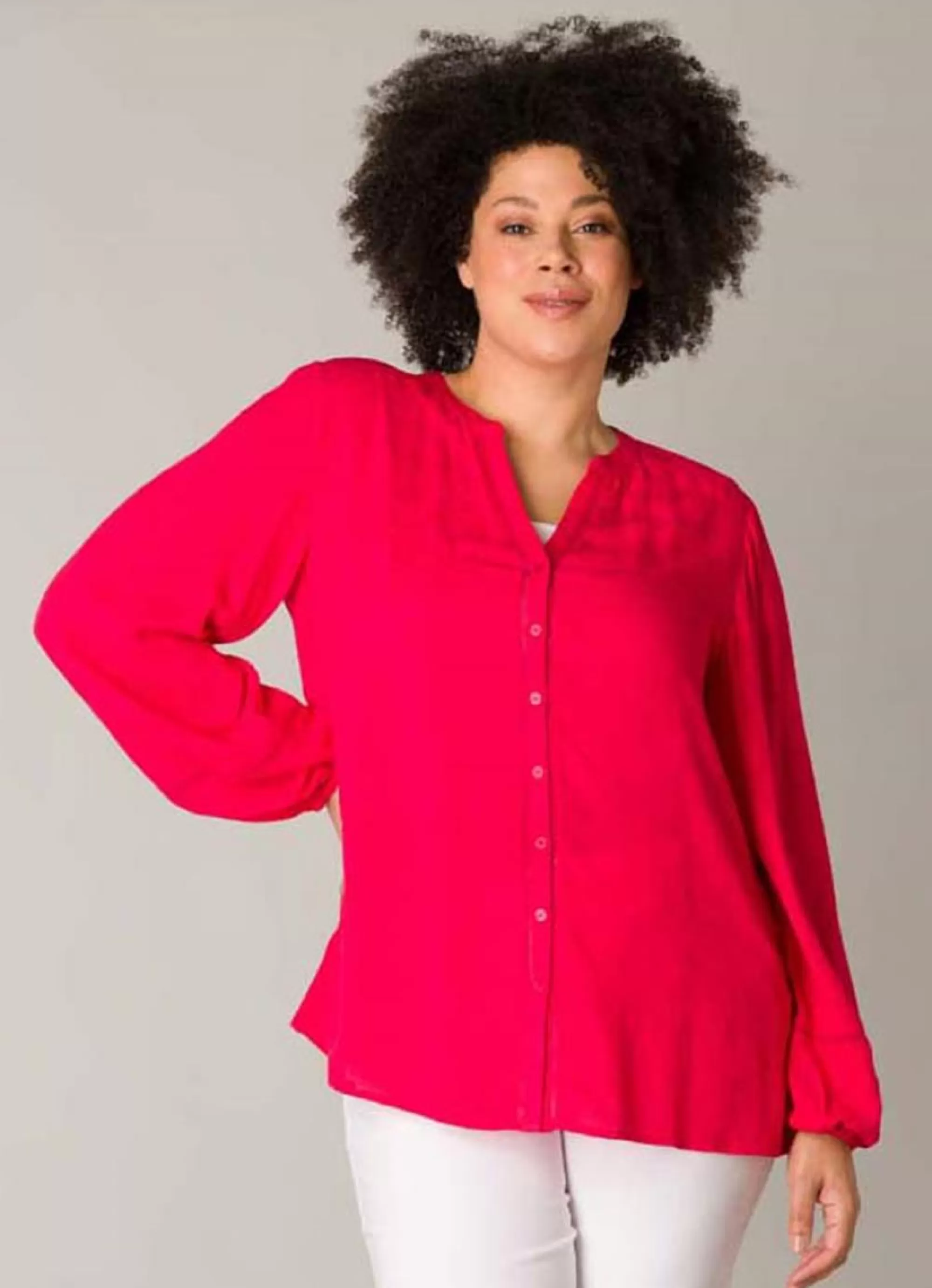 Sale Yesta Blouse Hailey A004476 - 6060 Spice Red