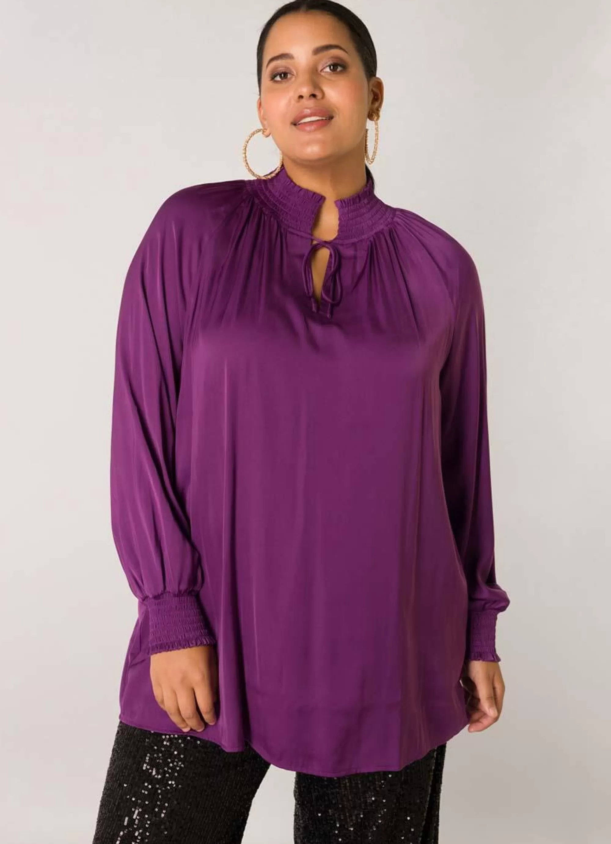 Discount Yesta Top Welmoed A004167 - 8021 Dark Purple