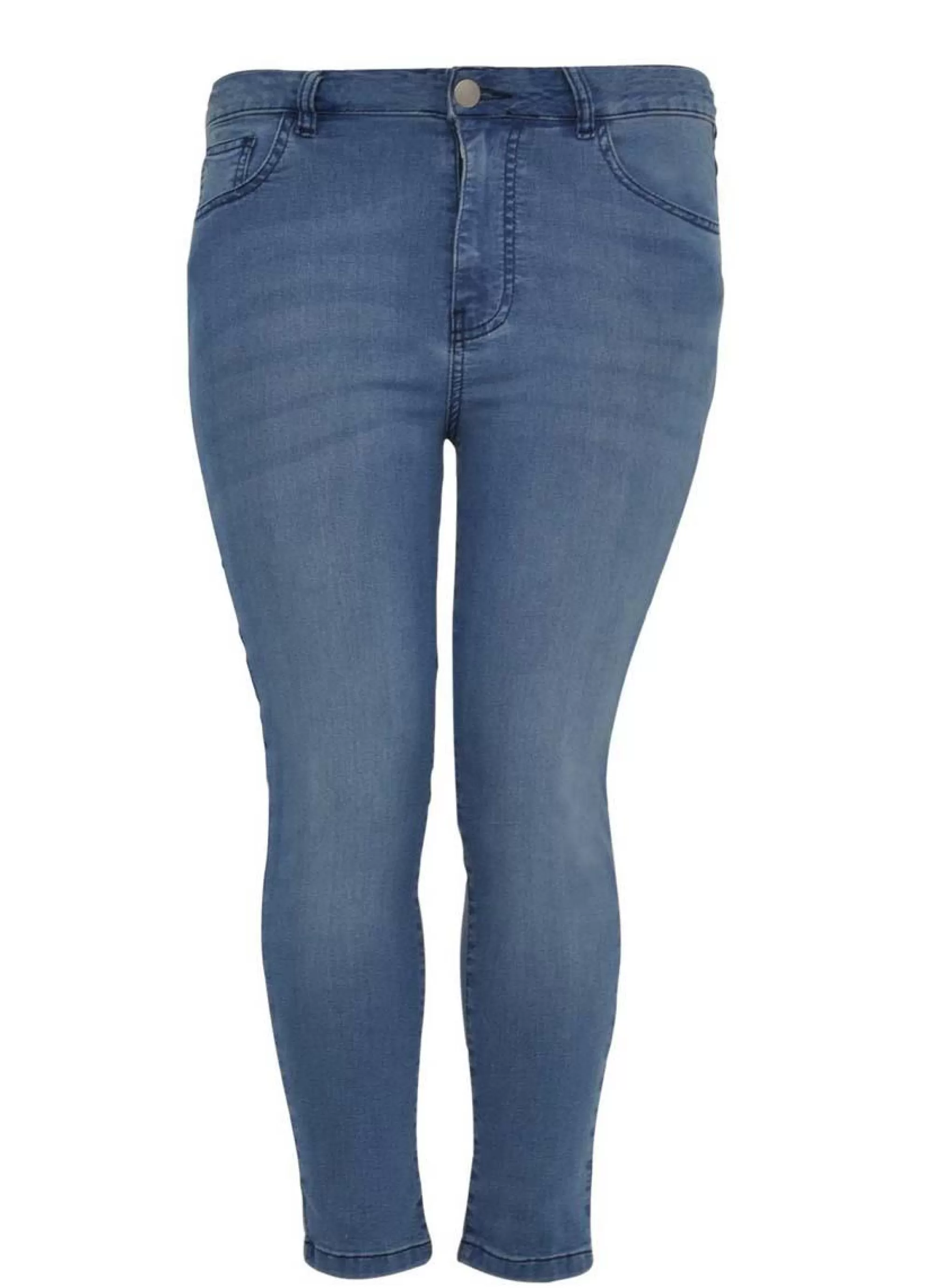 Flash Sale * Yoek 7/8 Jeans Zip Back Leg B5550 Indigo