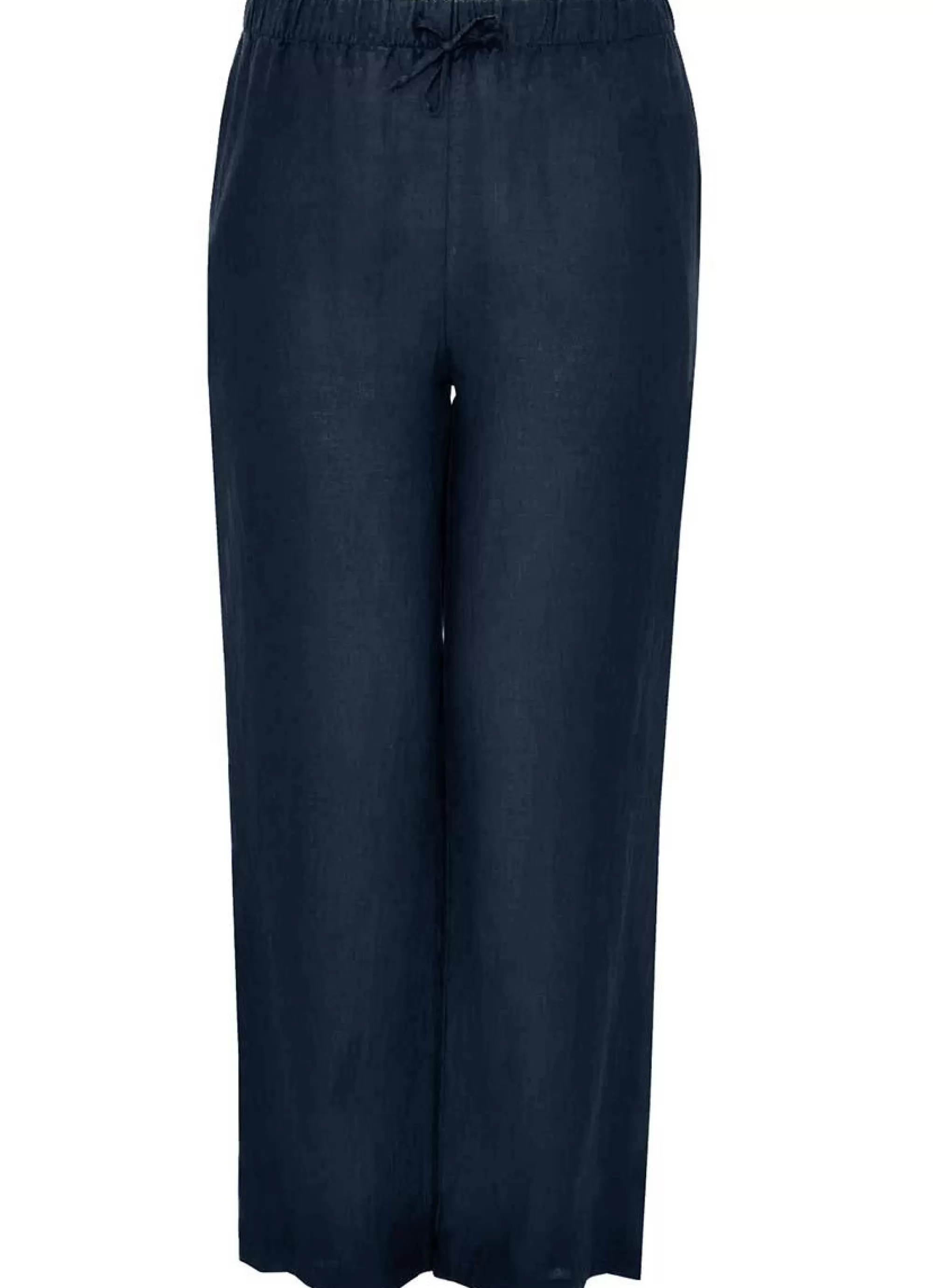 Shop Yoek Broek Long Linen B5521 - 230 Navy