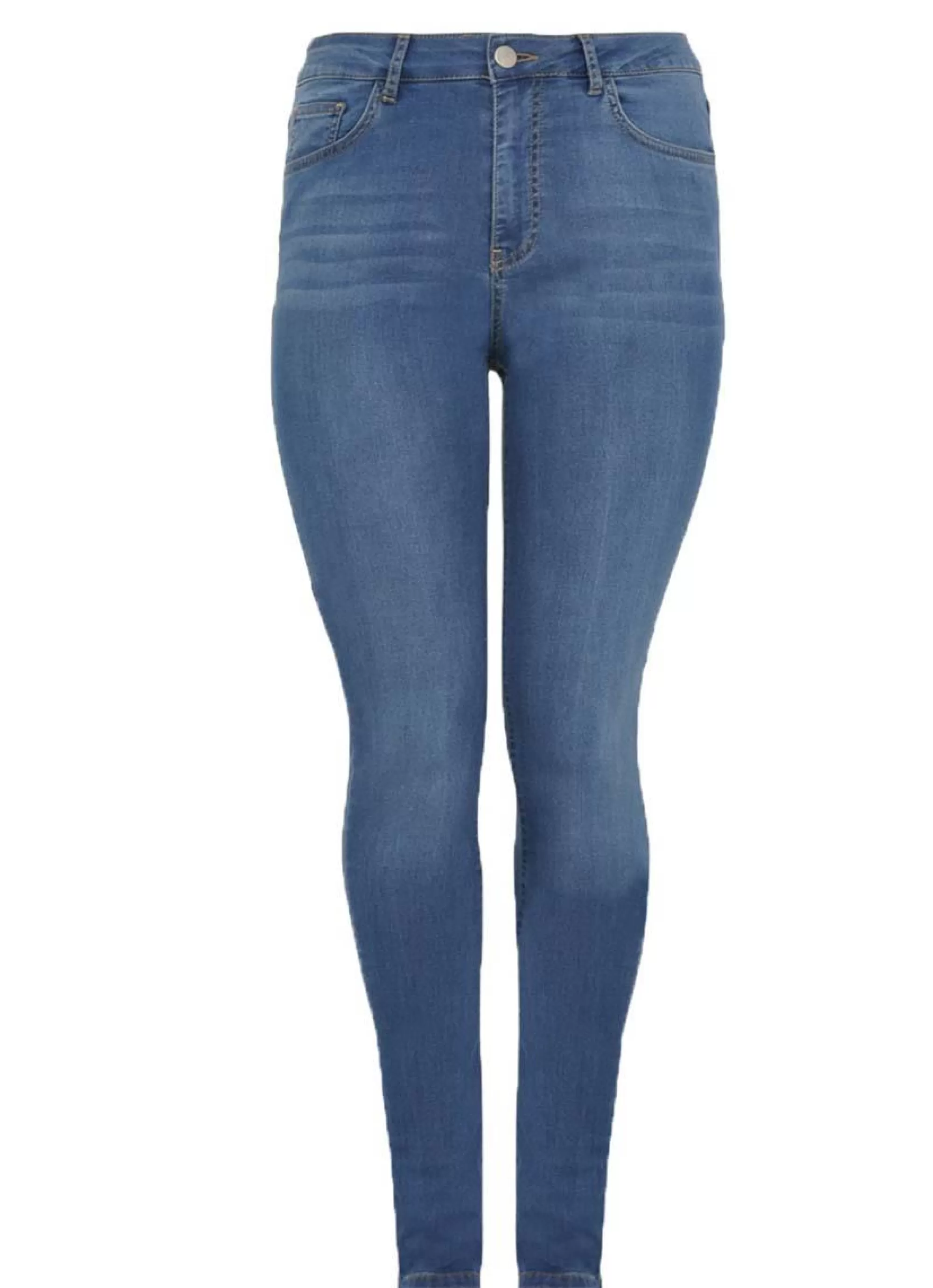 Best Yoek Jeans 5P Skinny B5517 Blauw. Grote Maten Mode Online.