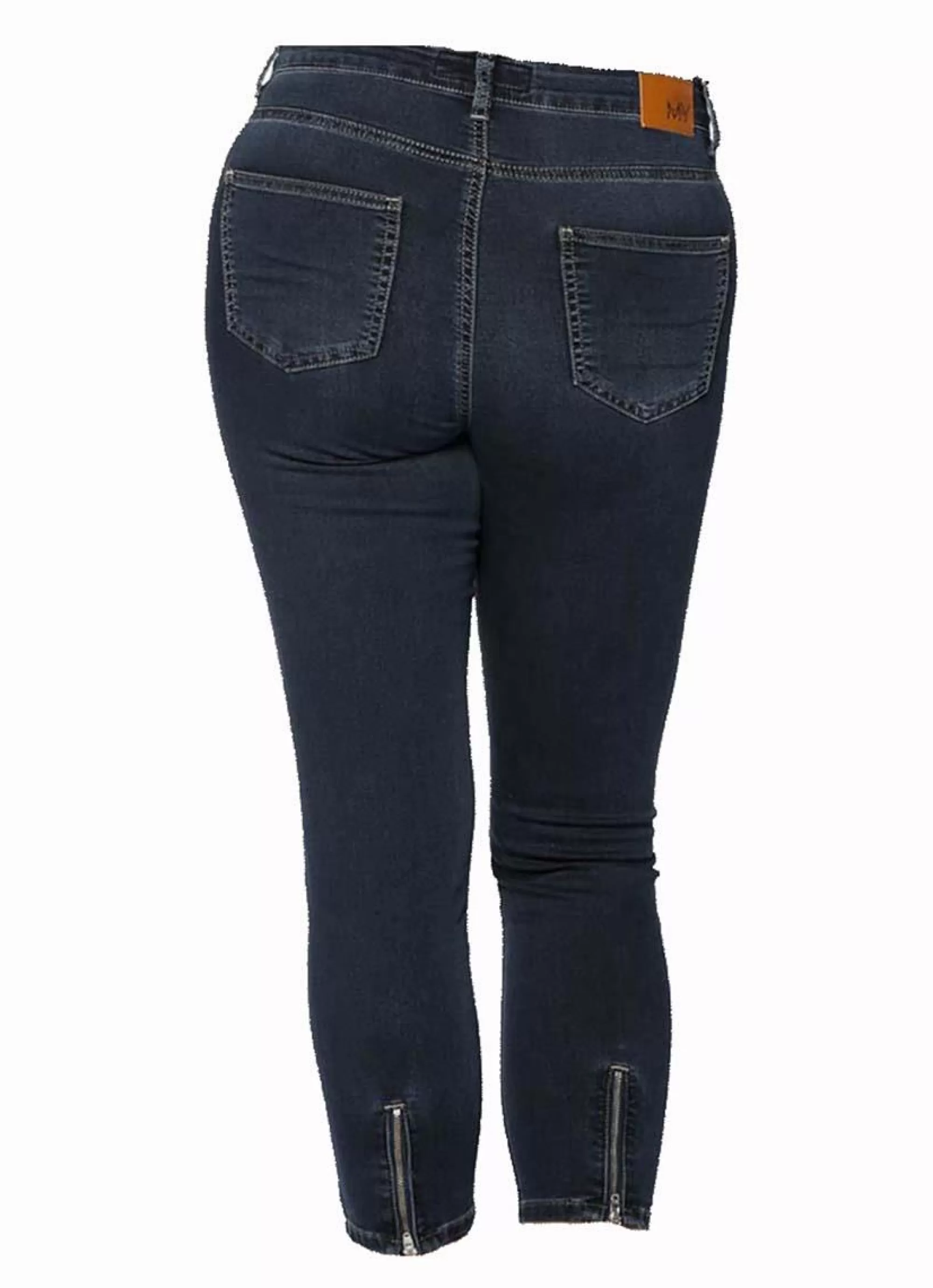 Online * Yoek Jeans 7/8 Met Rits B5550 Dark Indigo