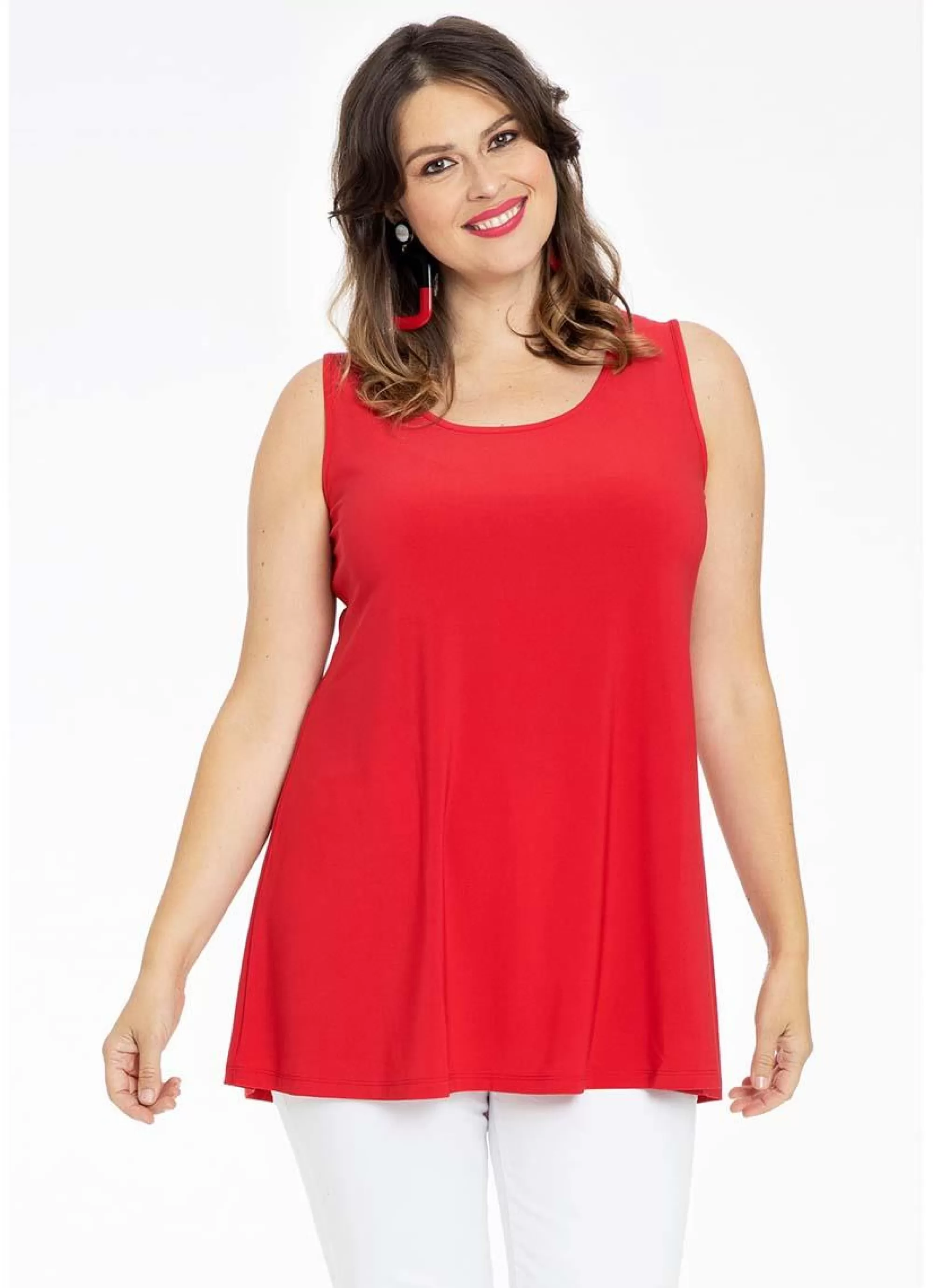 Flash Sale Yoek Singlet Flare Dolce B4082-260 Rood