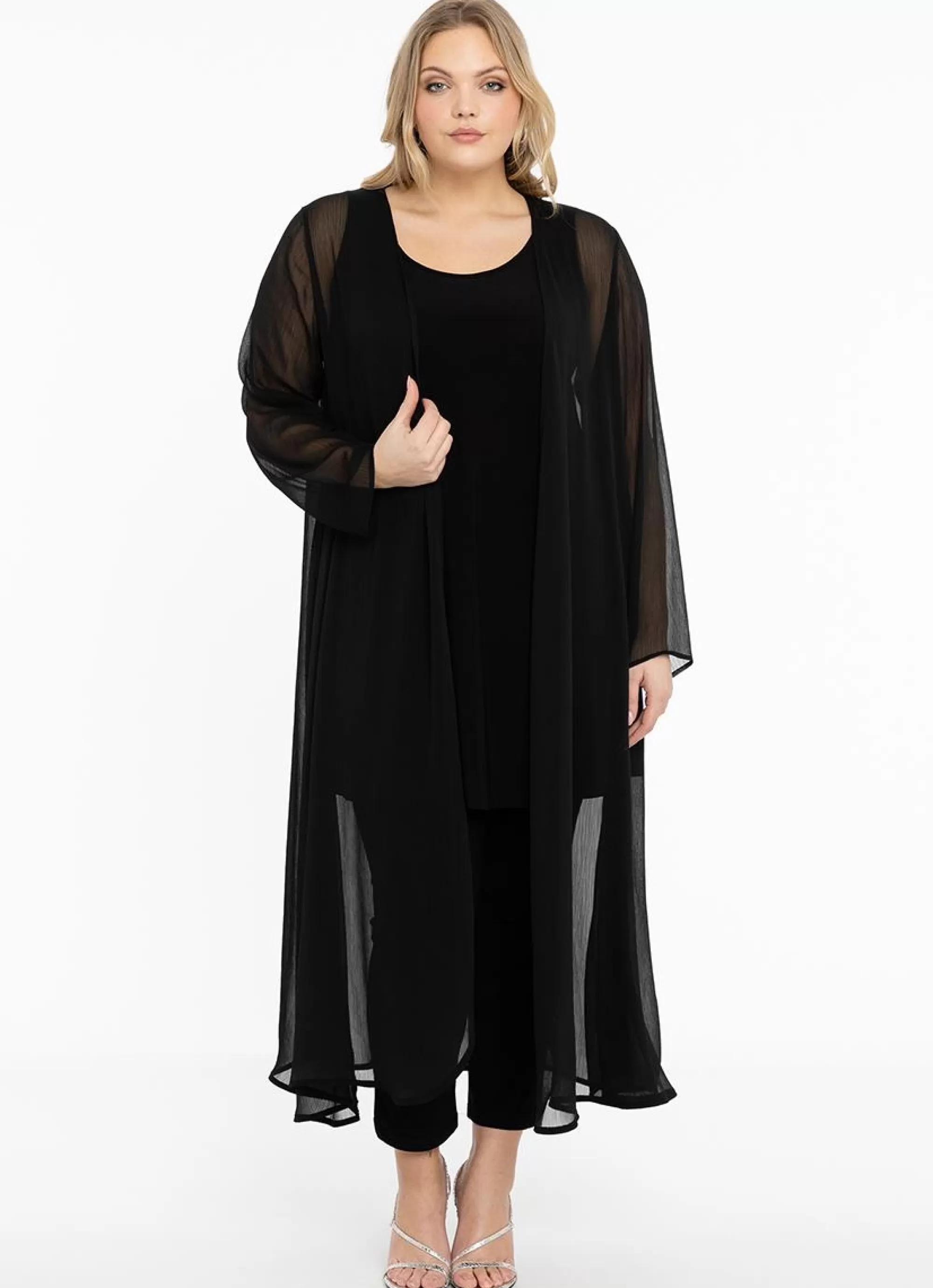 Best Yoek Vest Long Voile 172642 - 210 Black