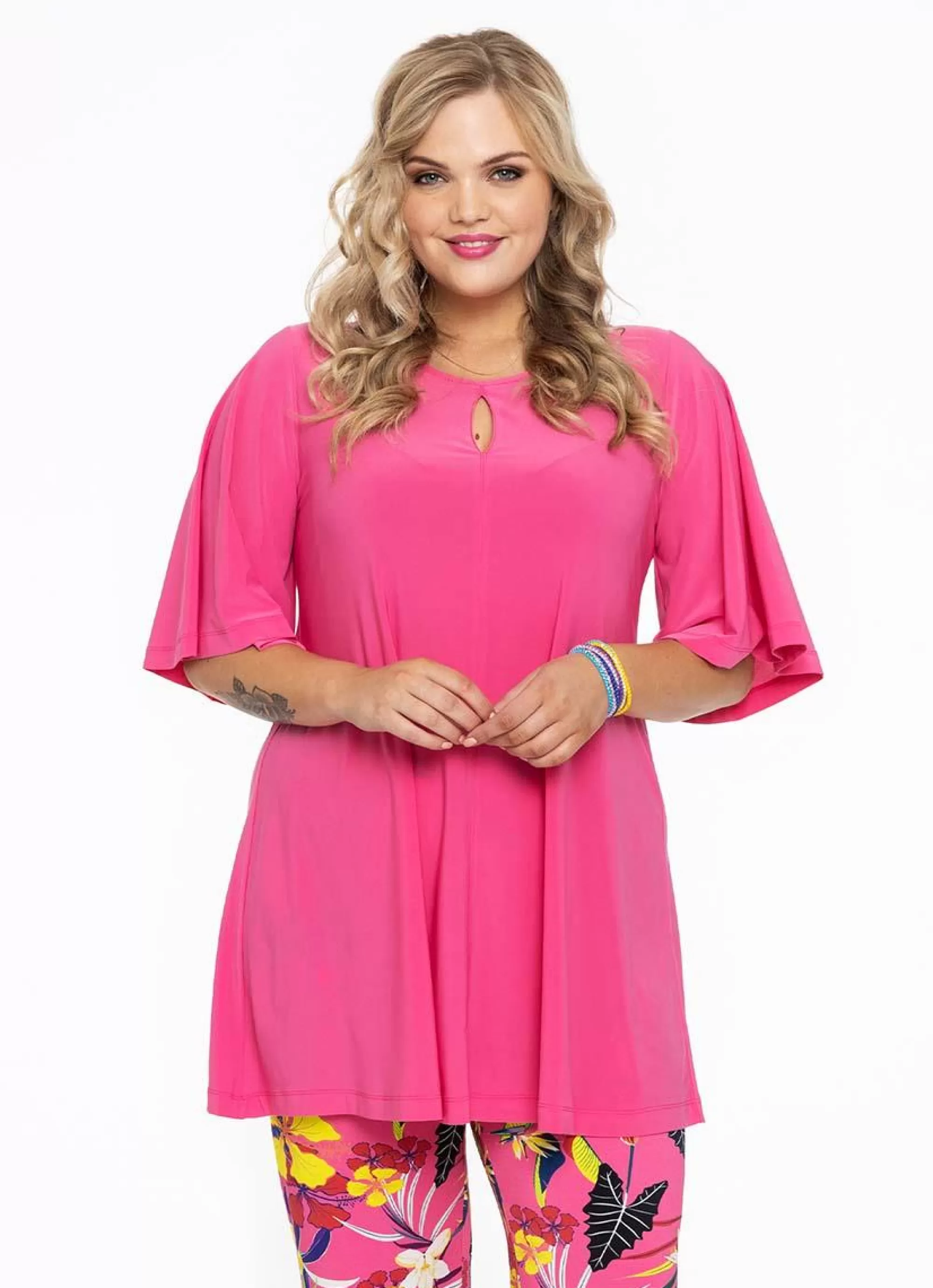 Sale Yoek Wide Bottom Circle Sleeve Dolce 114581 -265 Roze